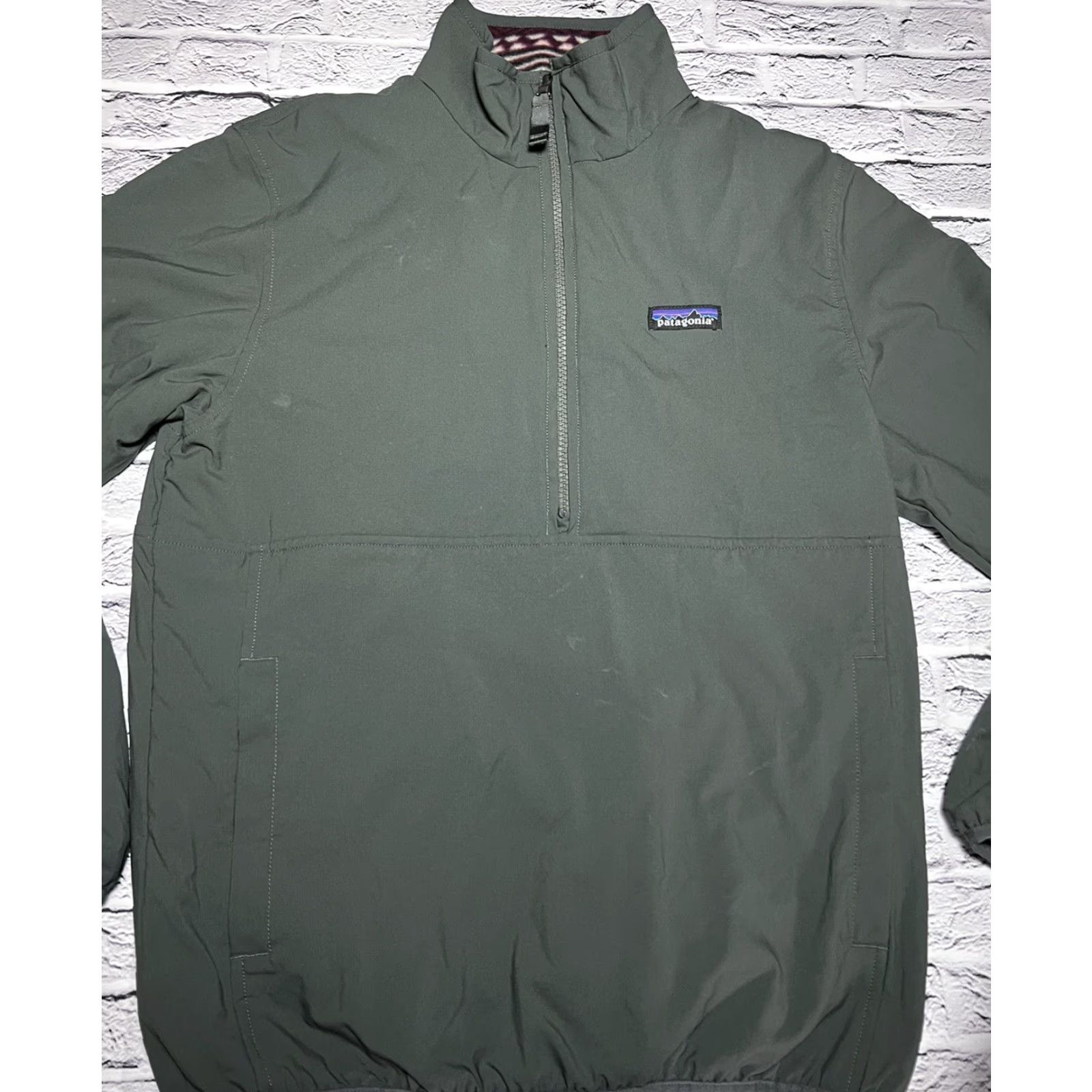 Patagonia NICE! Patagonia Reversible Snap-T Glissade Pullover Mens Small Saltillo Aztec Pullover Reversible 25385 Mens Size US S / EU 44-46 / 1 - 5 Thumbnail