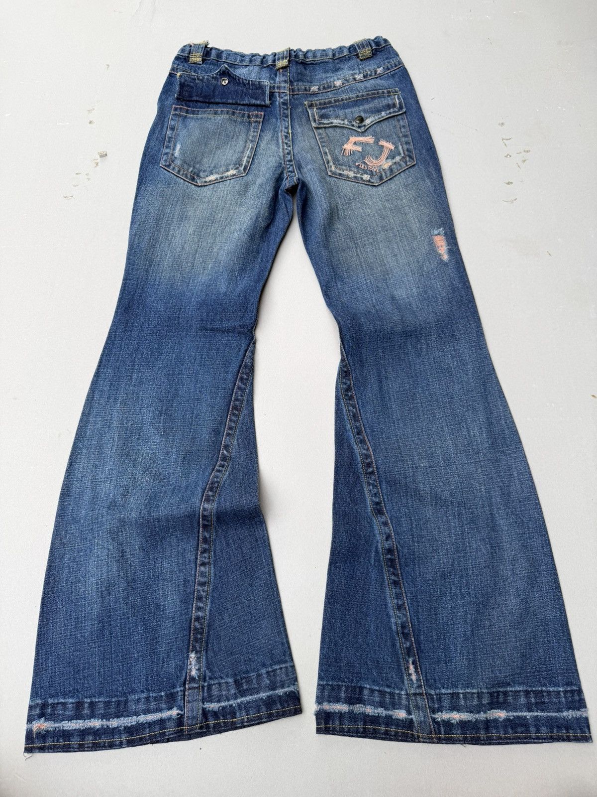 Japanese Brand First one flare jeans Size US 29 - 5 Thumbnail