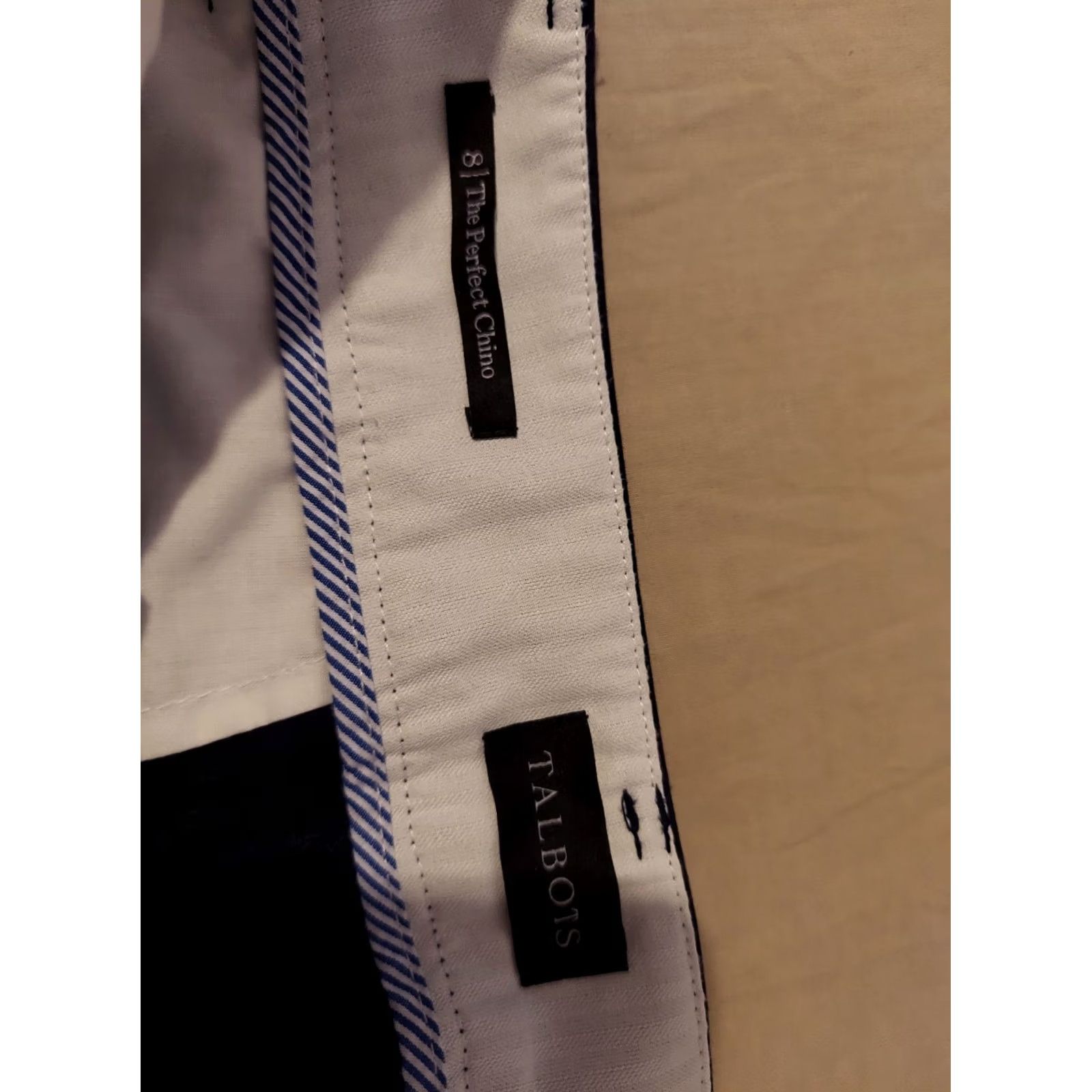 Talbots Talbots Black Cotton Chino Slack Trouser Dress Pants Womens 8 Size 30" / US 8 / IT 44 - 3 Thumbnail