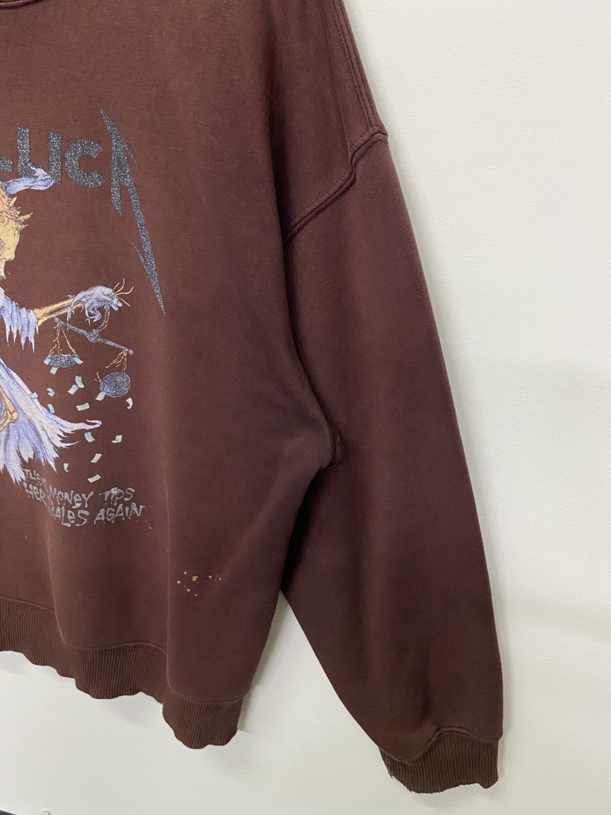 Japanese Brand Japanese GU X Metalicca Band Baggy Distressed Sweatshirt Size US M / EU 48-50 / 2 - 6 Thumbnail