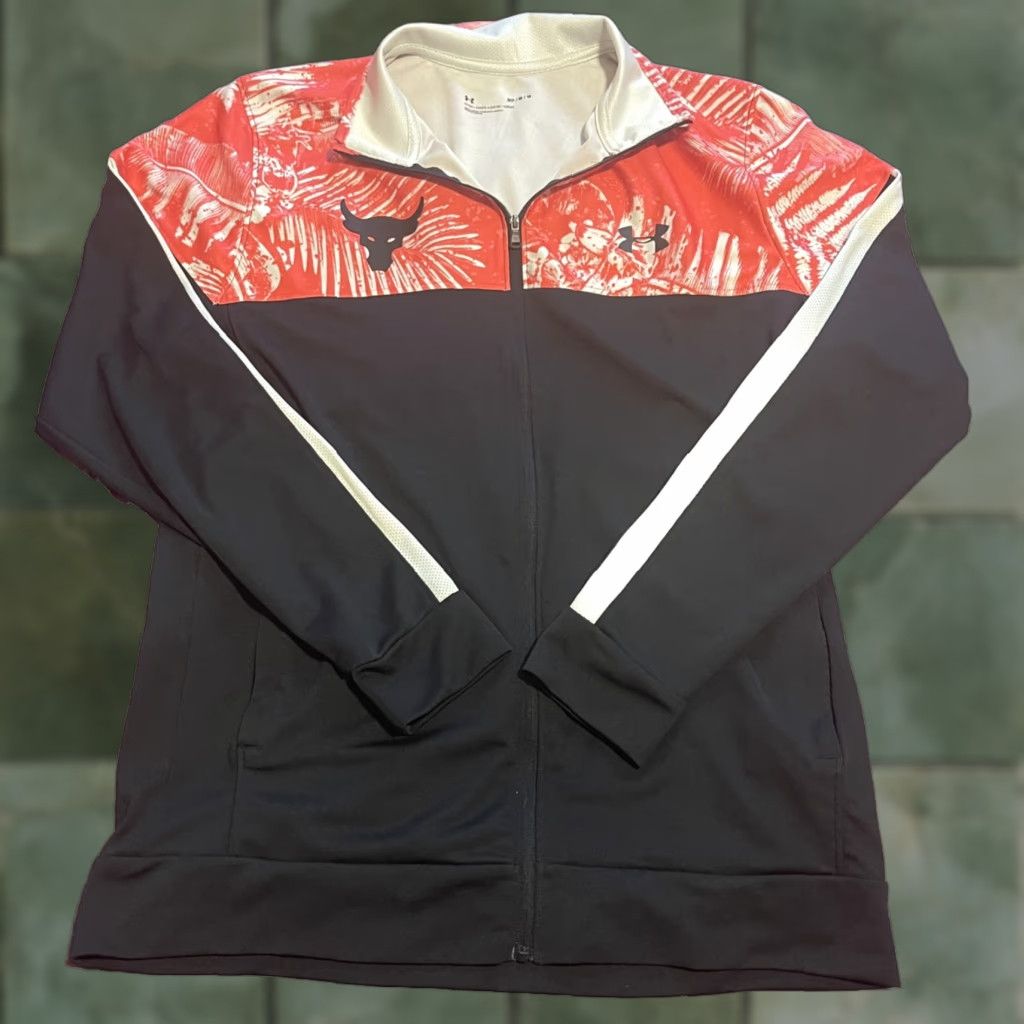 Under Armour Under Armour Men's Track Jacket Medium Project Rock Aloha Camo Quick dry Size US M / EU 48-50 / 2 - 1 Thumbnail