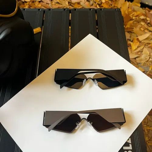 Electric Visual Vintage Street ins style custom avant-garde sunglasses Size ONE SIZE - 4 Thumbnail