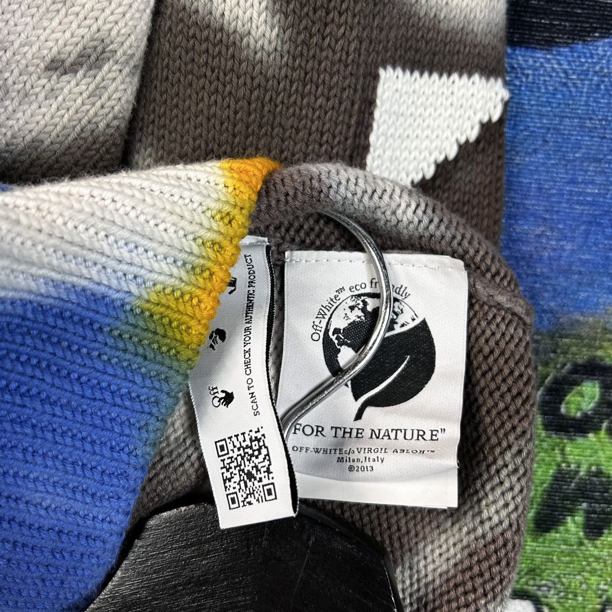 Off-White Off White Diagram Tie Dye Knit Hoodie Size XS Size US XS / EU 42 / 0 - 5 Thumbnail