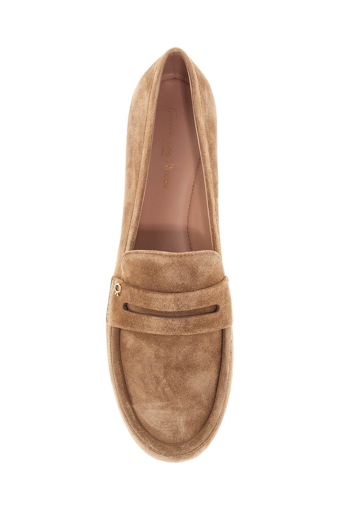 Gianvito Rossi o1s22i1n0425 Giorgia Moccasins in Beige Size US 8 / IT 38 - 2 Thumbnail