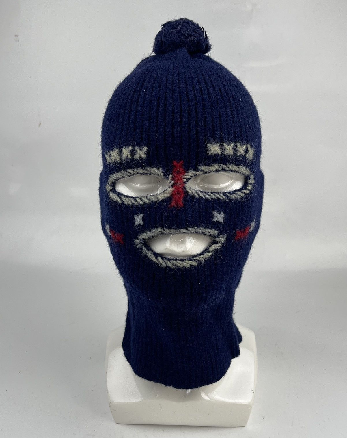 Japanese Brand rare design ski mask balaclava Size ONE SIZE - 2 Thumbnail