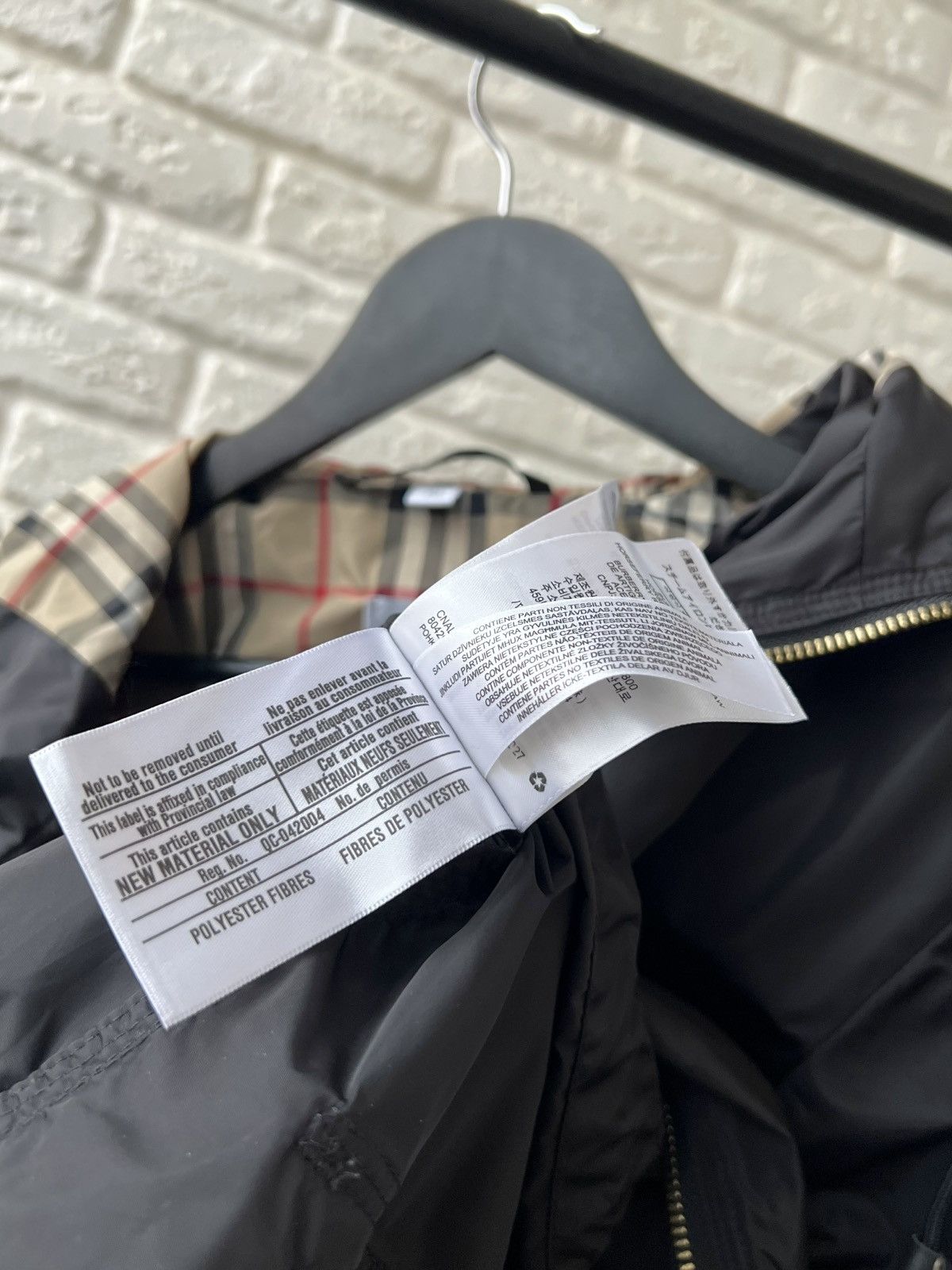 Burberry Burberry London Nylon Checked Zip Hooded Parka Jacket Size M / US 6-8 / IT 42-44 - 13 Thumbnail