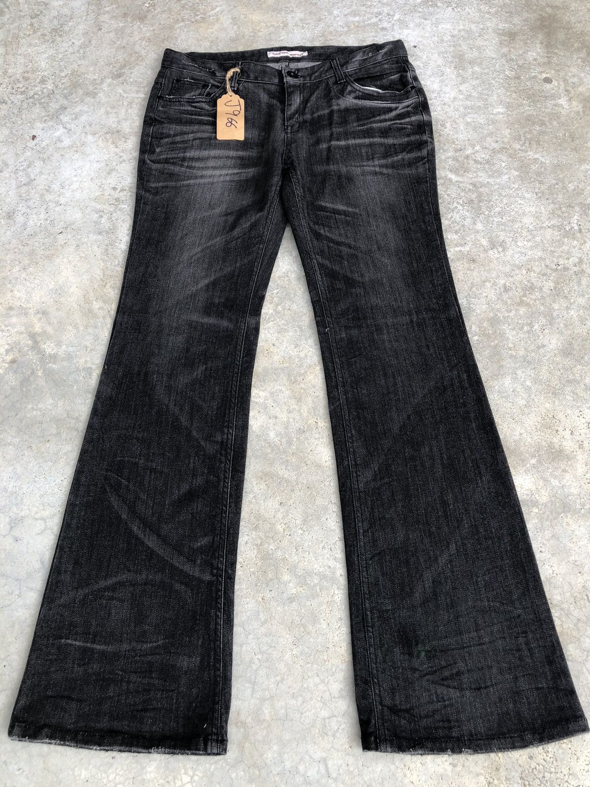 If Six Was Nine Japanese Zero Flared Jeans Distressed Jeans Size US 31 - 1 Thumbnail