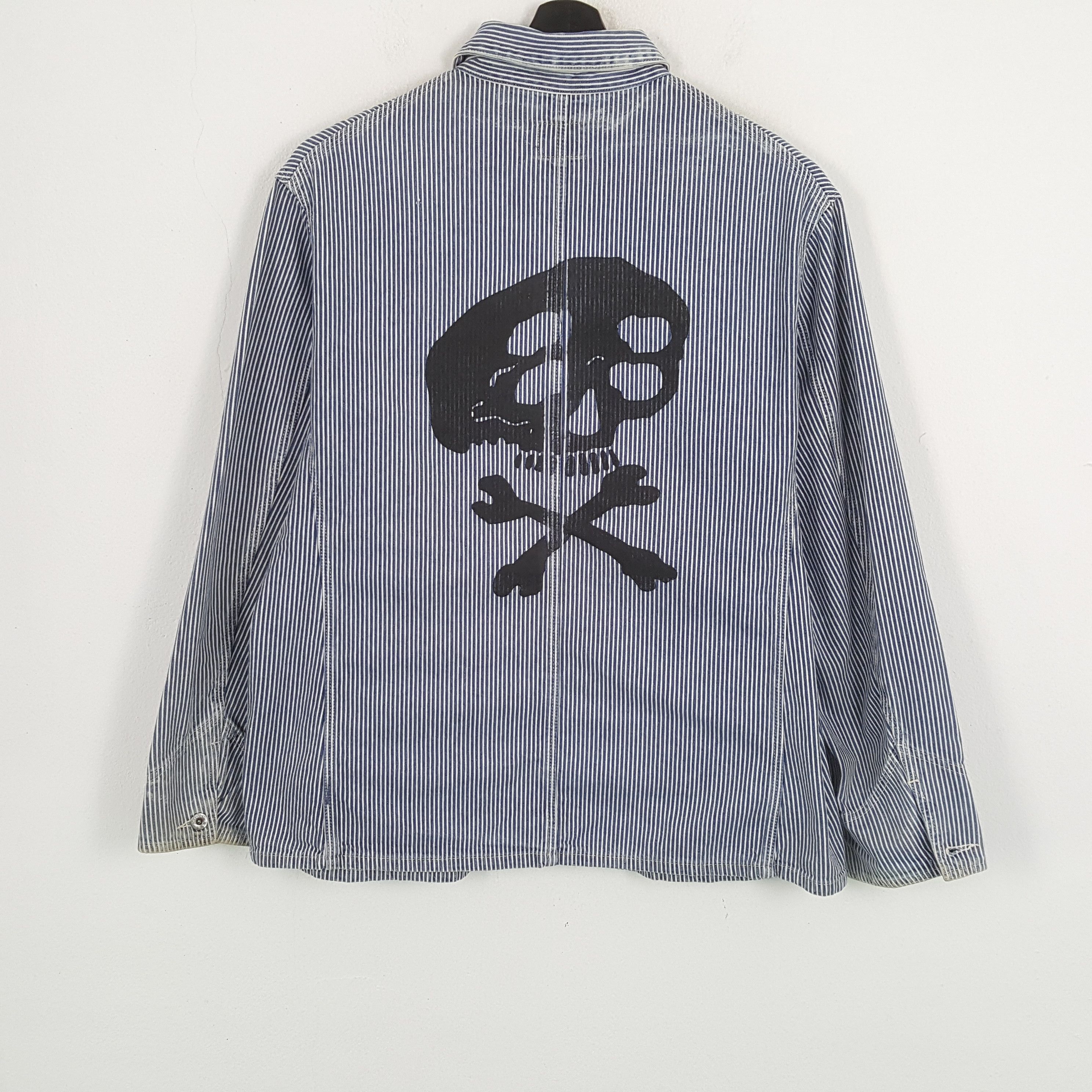 Vintage Streetwear Style Custom SKULLS Art Jacket Size US M / EU 48-50 / 2 - 1 Thumbnail