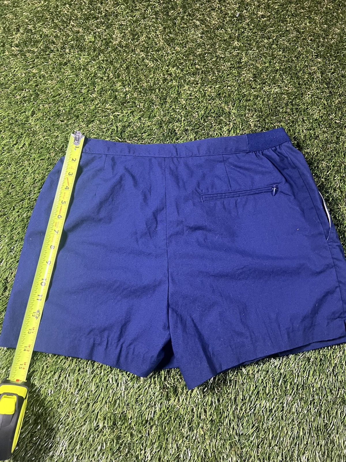 Nike Vintage 90s Nike Navy Retro Essential Rare Golf Shorts Size US 32 / EU 48 - 4 Thumbnail