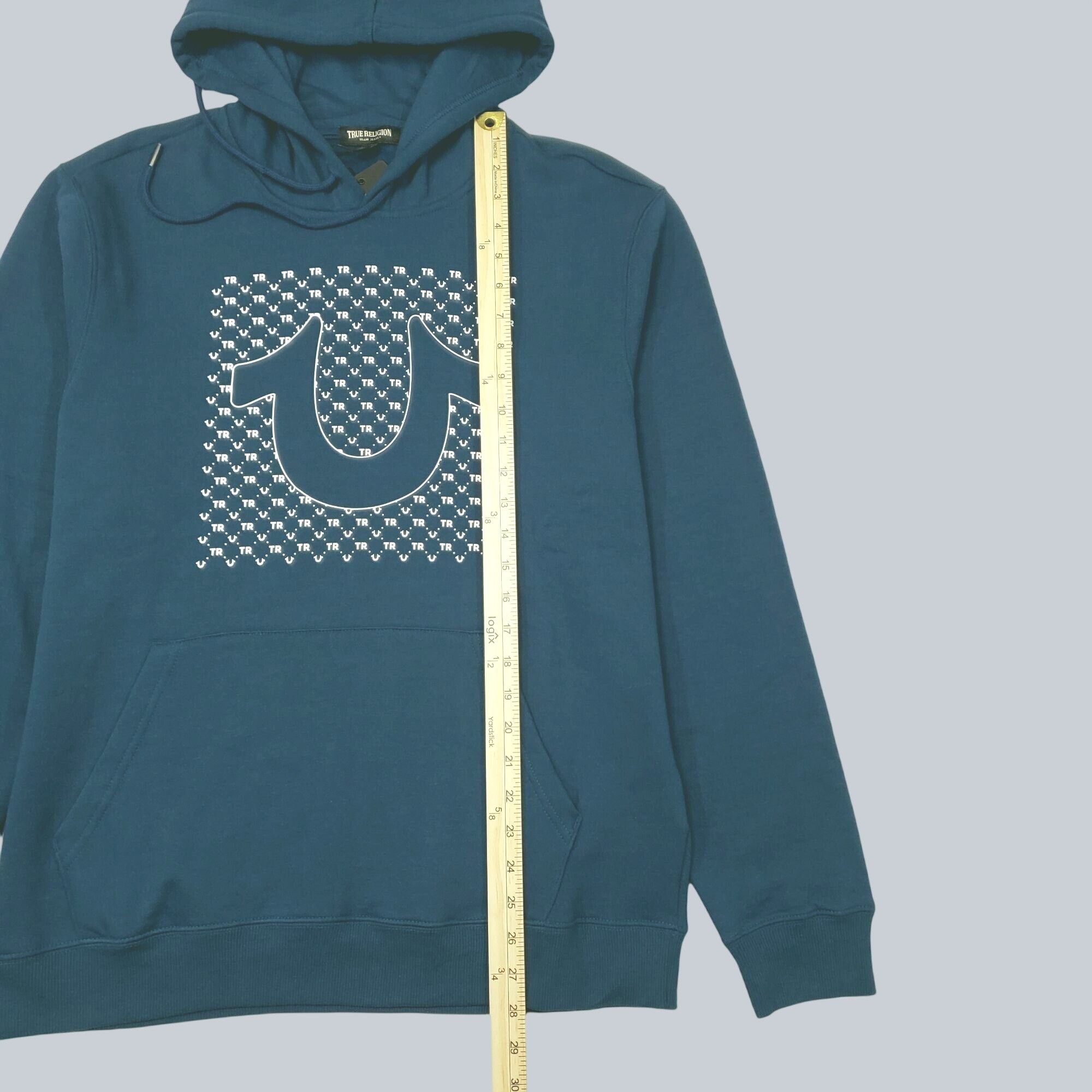True Religion True Religion New Markdowns Hosrsehoe Logo Hoodie 107188 Si Size US L / EU 52-54 / 3 - 6 Thumbnail