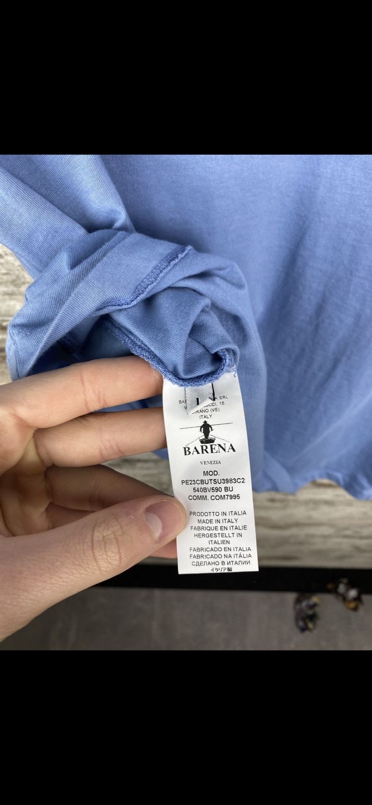 Barena × Vintage Mens Vintage Barena T Shirt Tee Size US L / EU 52-54 / 3 - 7 Thumbnail