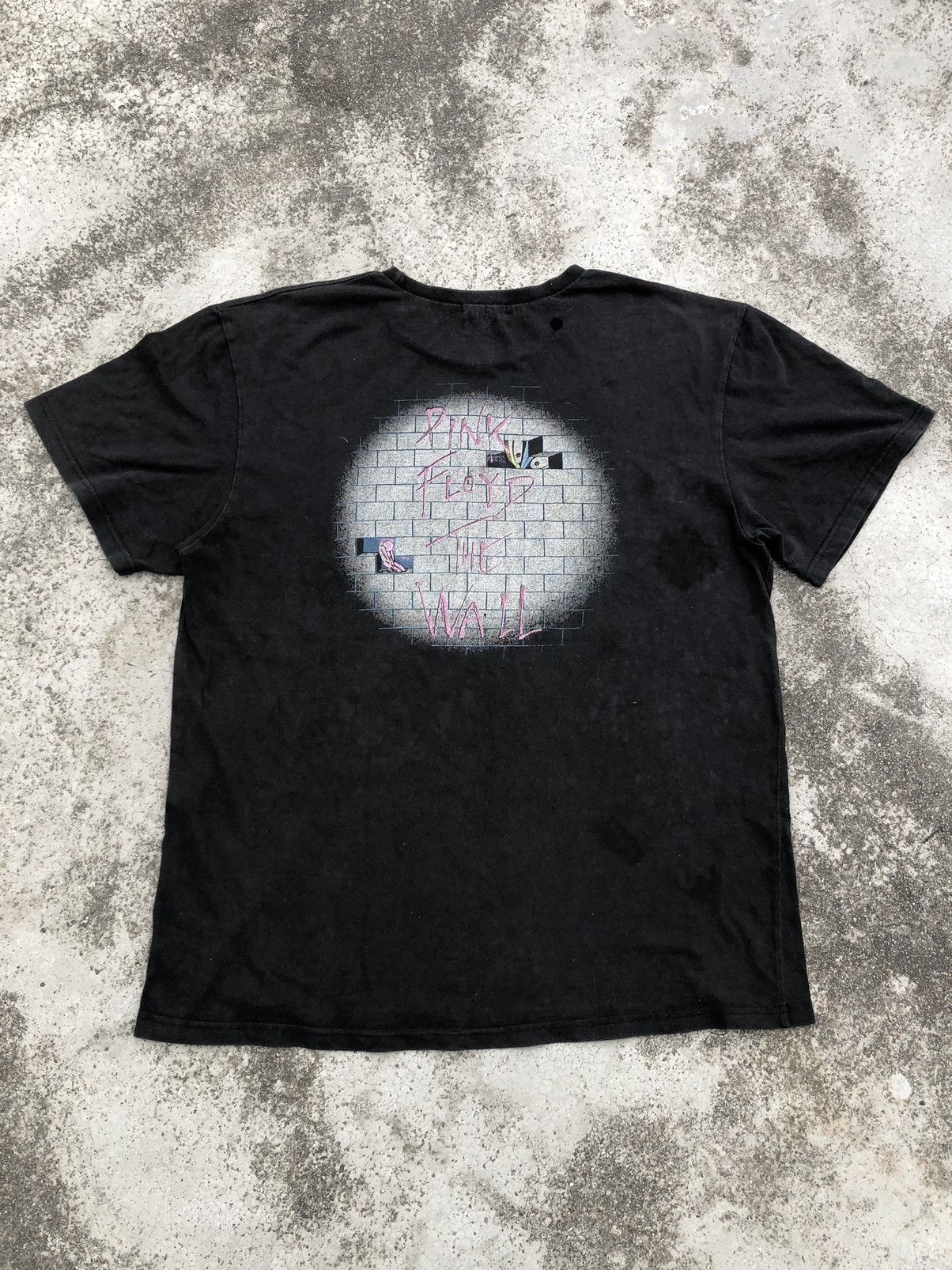 Band Tees PINK FLOYD THE WALL BLACK FADED TEE Size US XL / EU 56 / 4 - 6 Thumbnail