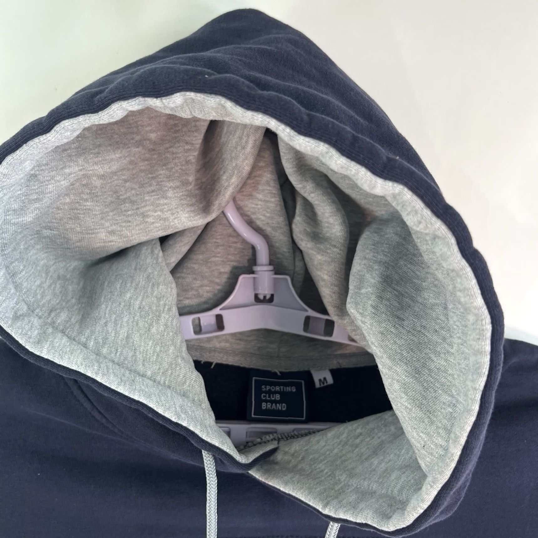 Vintage Sporting Club Hooded Pullover Sweatshirt Womens Size M Blue Size M / US 6-8 / IT 42-44 - 4 Thumbnail