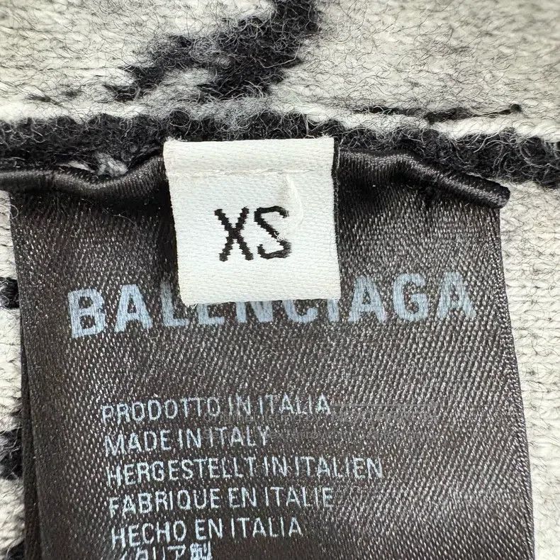 Balenciaga Balenciaga Handwritten Bullet Screen Logo Long Sleeve Knit Size US XS / EU 42 / 0 - 5 Thumbnail