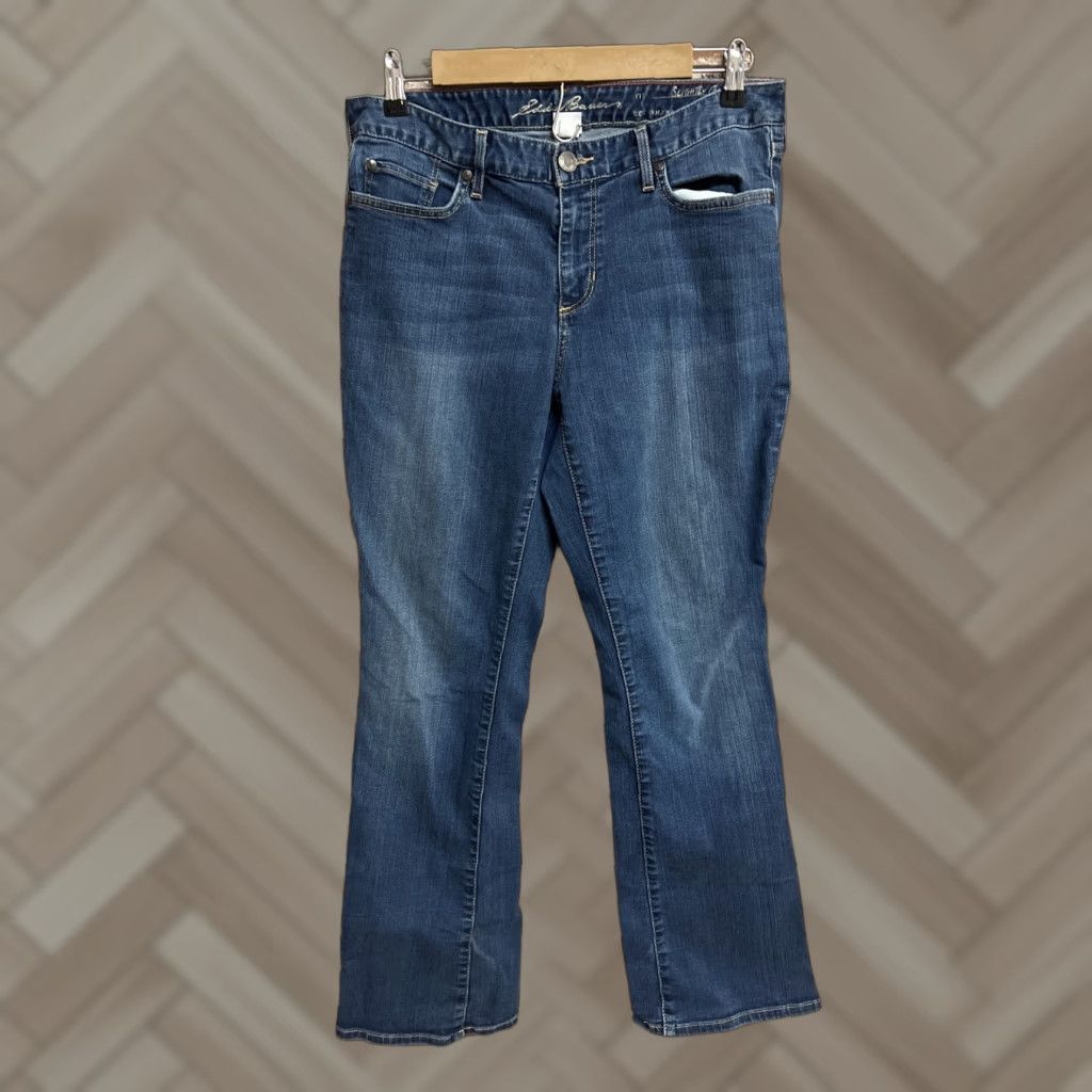 Eddie Bauer Eddie Bauer Jeans Womens 10S Mid Rise Bootcut Blue Denim Stretch/Regular Inseam 29 Comfortable Classic Modern Size 32" / US 10 / IT 46 - 1 Thumbnail