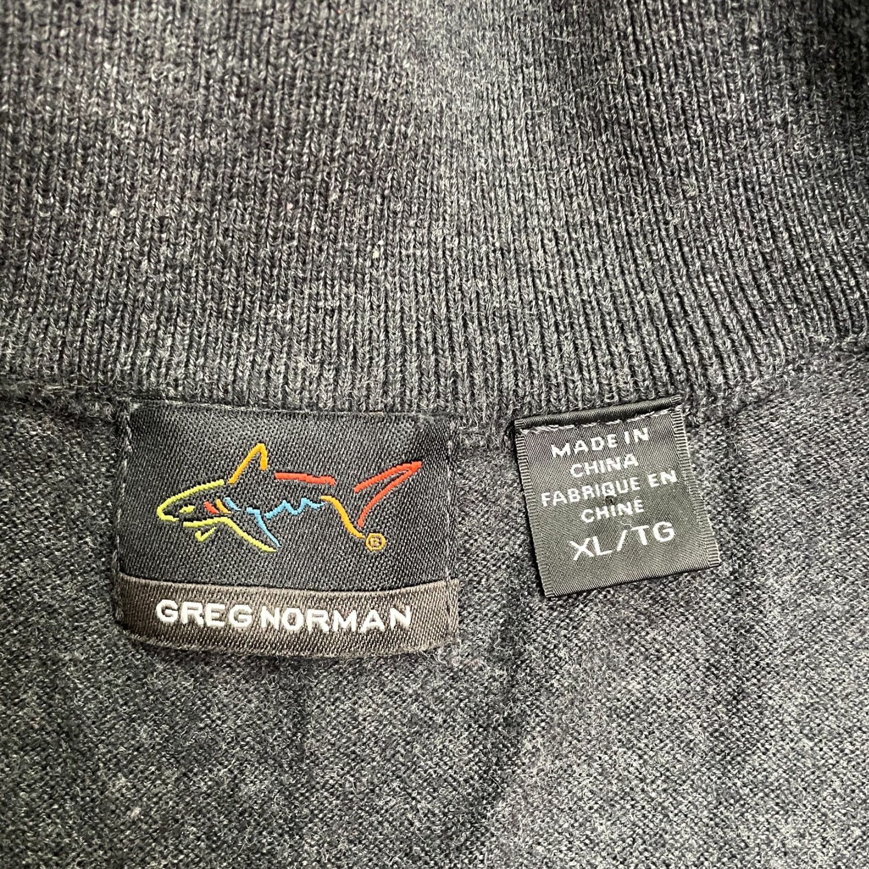 Vintage Greg Norman 1/4 Zip Sweater Vest Mens XL Dark Gray Sleeveless Cotton Silk Golf Size US XL / EU 56 / 4 - 5 Thumbnail