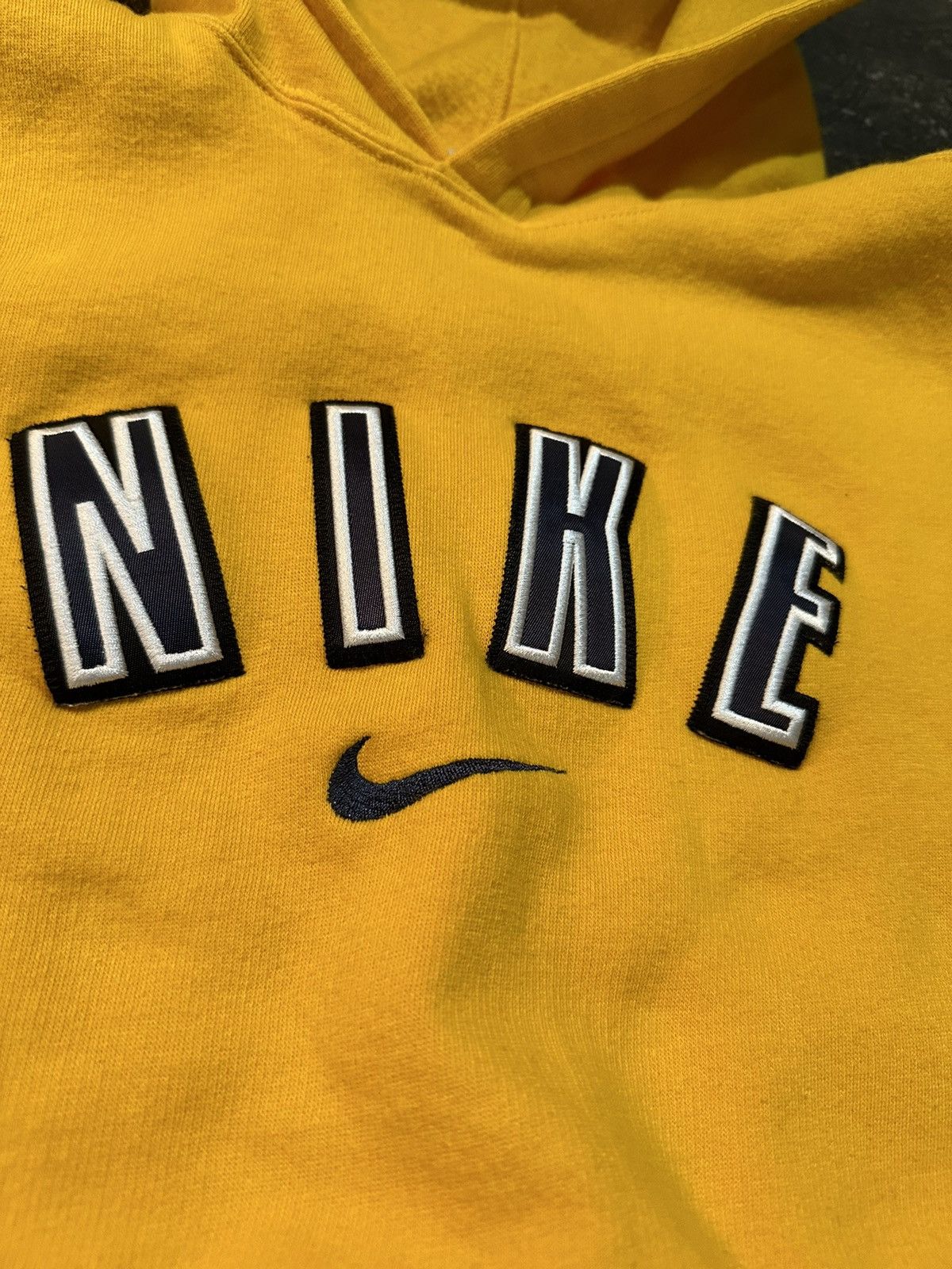 Nike × Vintage Vintage Nike Spellout Hoodie Size US S / EU 44-46 / 1 - 2 Thumbnail