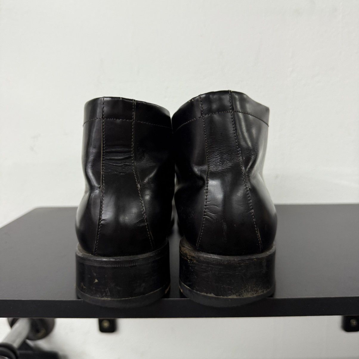 Dirk Bikkembergs Archive Japan// Alfredo Bannister Leather Boots Size US 9 / EU 42 - 2 Thumbnail