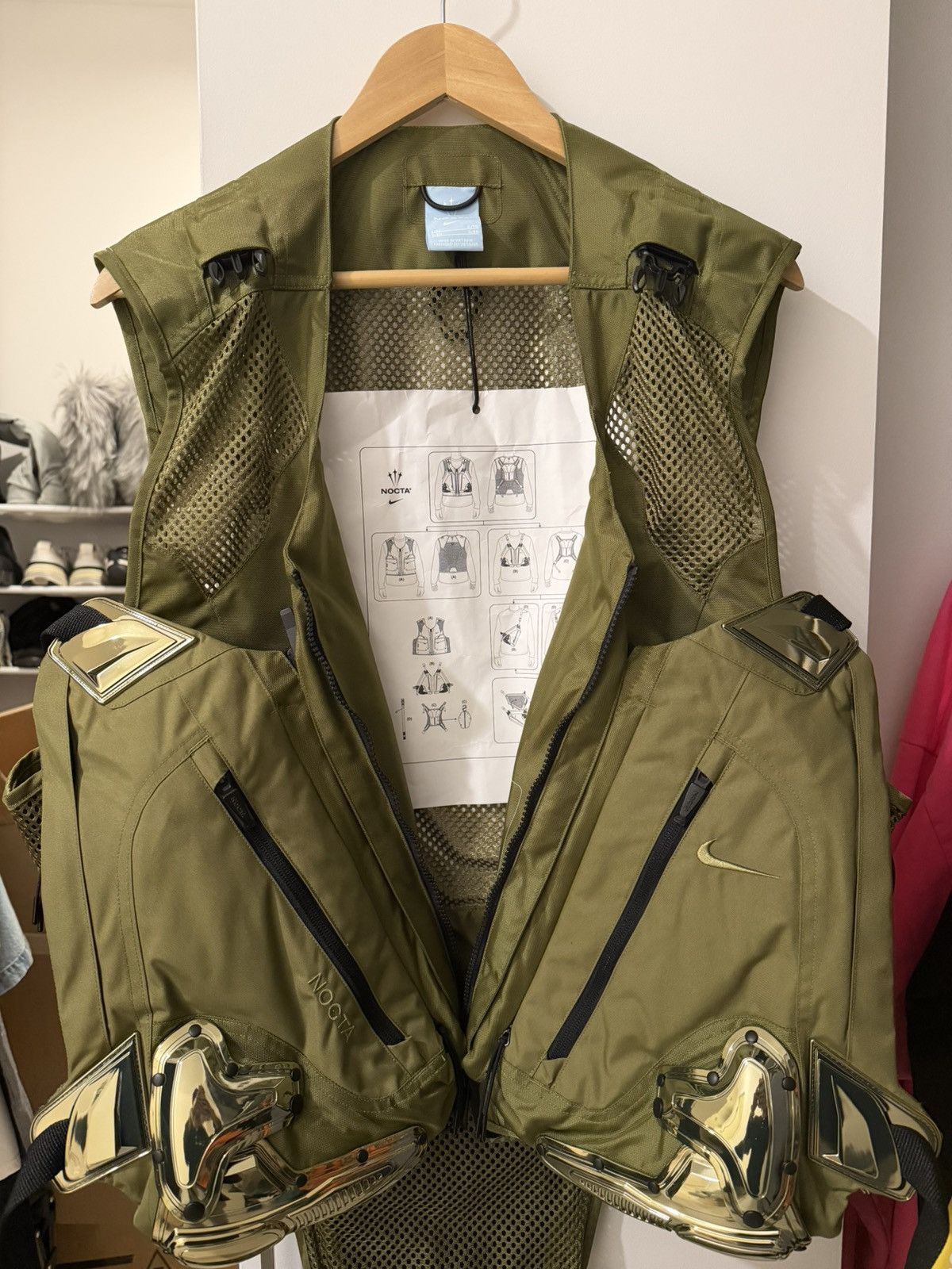 NOCTA × Nike Nike Nocta Modular vest Khaki New With Tags Size US L / EU 52-54 / 3 - 1 Thumbnail