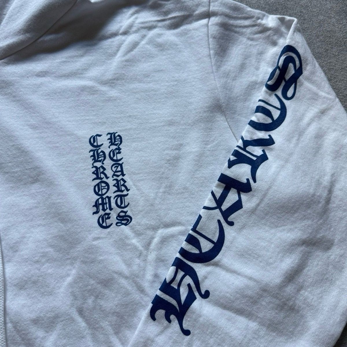 Chrome Hearts Chrome Hearts Blue Print Arm Logo Zip Up Hoodie Size US L / EU 52-54 / 3 - 2 Thumbnail