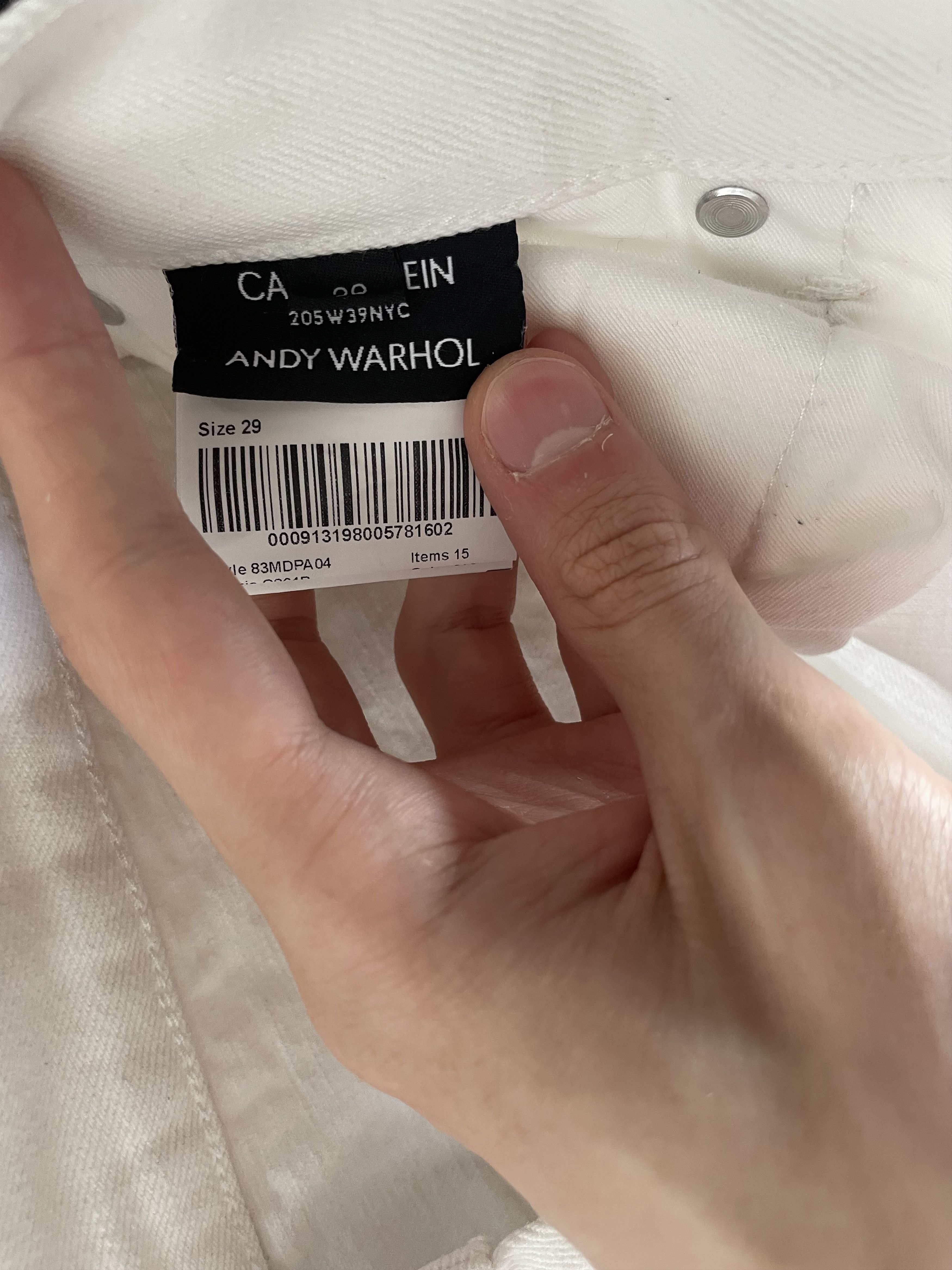 Calvin Klein 205W39NYC Raf Simons ck205w39nyc Andy Warhol pants Size US 29 - 4 Thumbnail