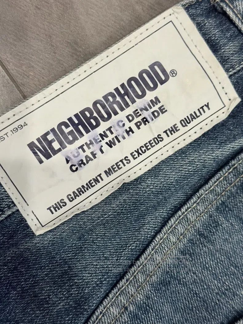 Neighborhood Neighborhood size S Denim Jeans, Size S, Dark Blue Washed D Size US 27 - 6 Thumbnail