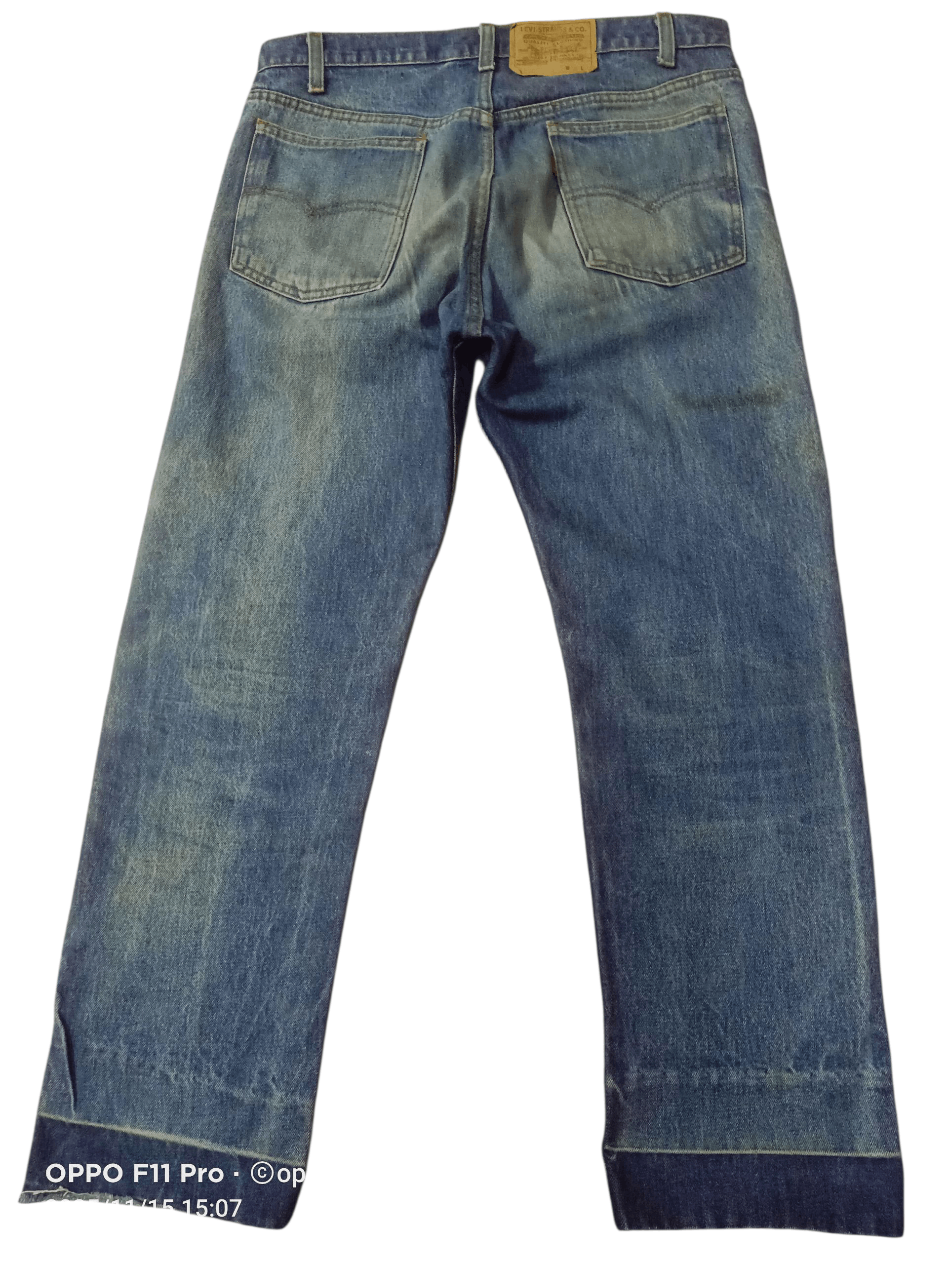 Levi's Vintage Clothing Vintage Levis 80s 505 Oren Tag Distressdenim 🌟 Size US 34 / EU 50 - 2 Thumbnail