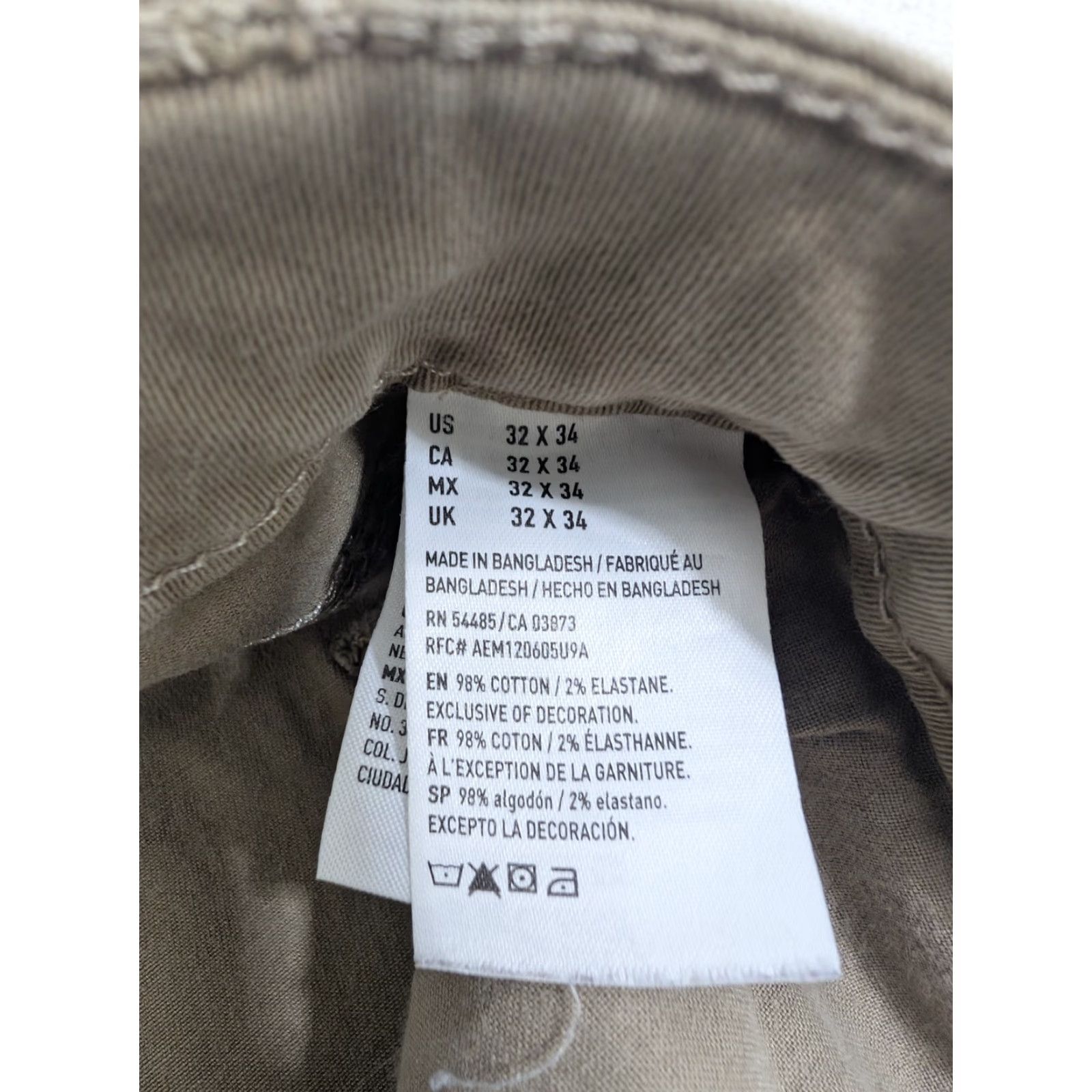 American Eagle Outfitters American Eagle Outfitters Jeans Men's 32x34 Brown Extreme Flex Skinny Stretch Slim 5-Pocket Denim Wide 90s Logo Mens Size US 32 / EU 48 - 5 Thumbnail