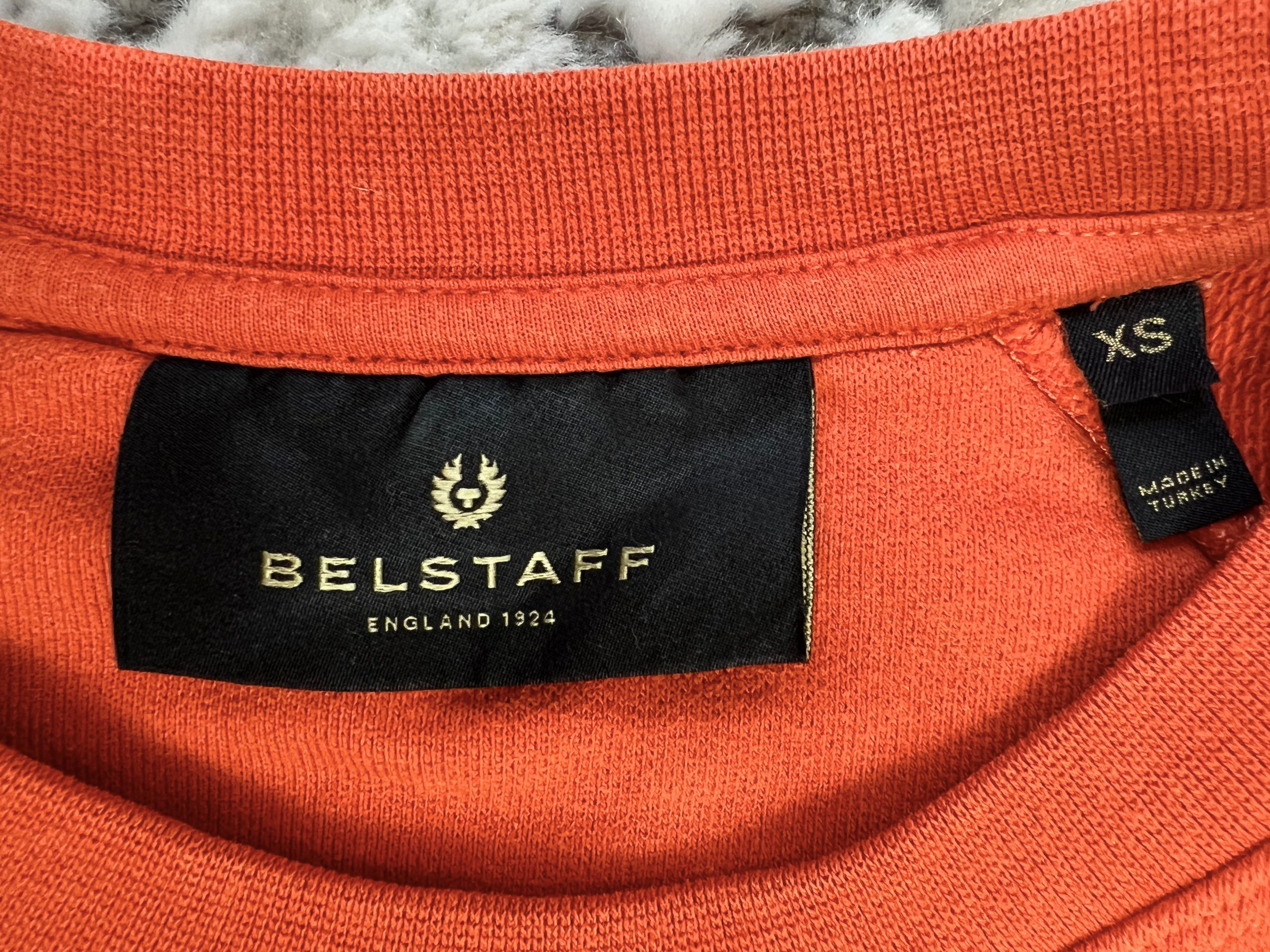 Belstaff Belstaff England 1924 Logo Crewneck Sweatshirt Orange XS Size US XS / EU 42 / 0 - 5 Thumbnail