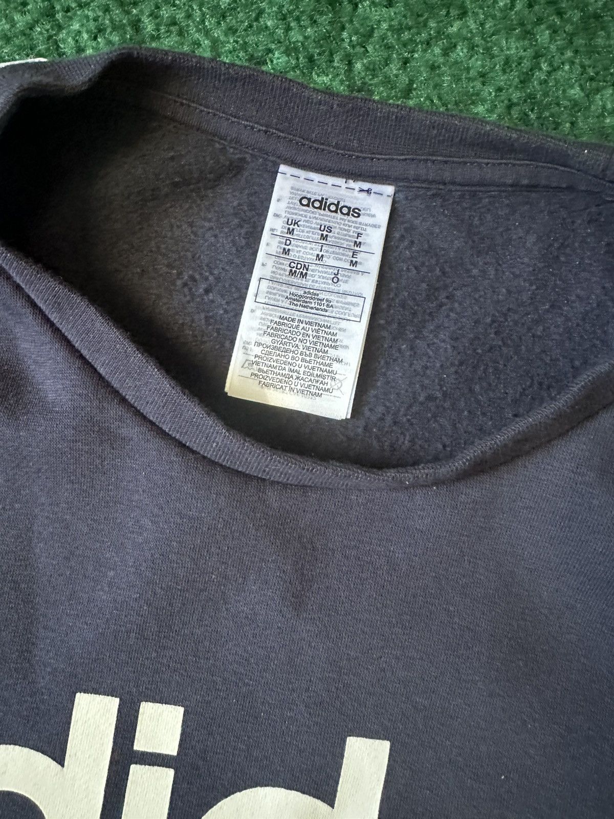 Adidas Adidas 3-Stripe Logo Crewneck Sweatshirt Size US M / EU 48-50 / 2 - 2 Thumbnail