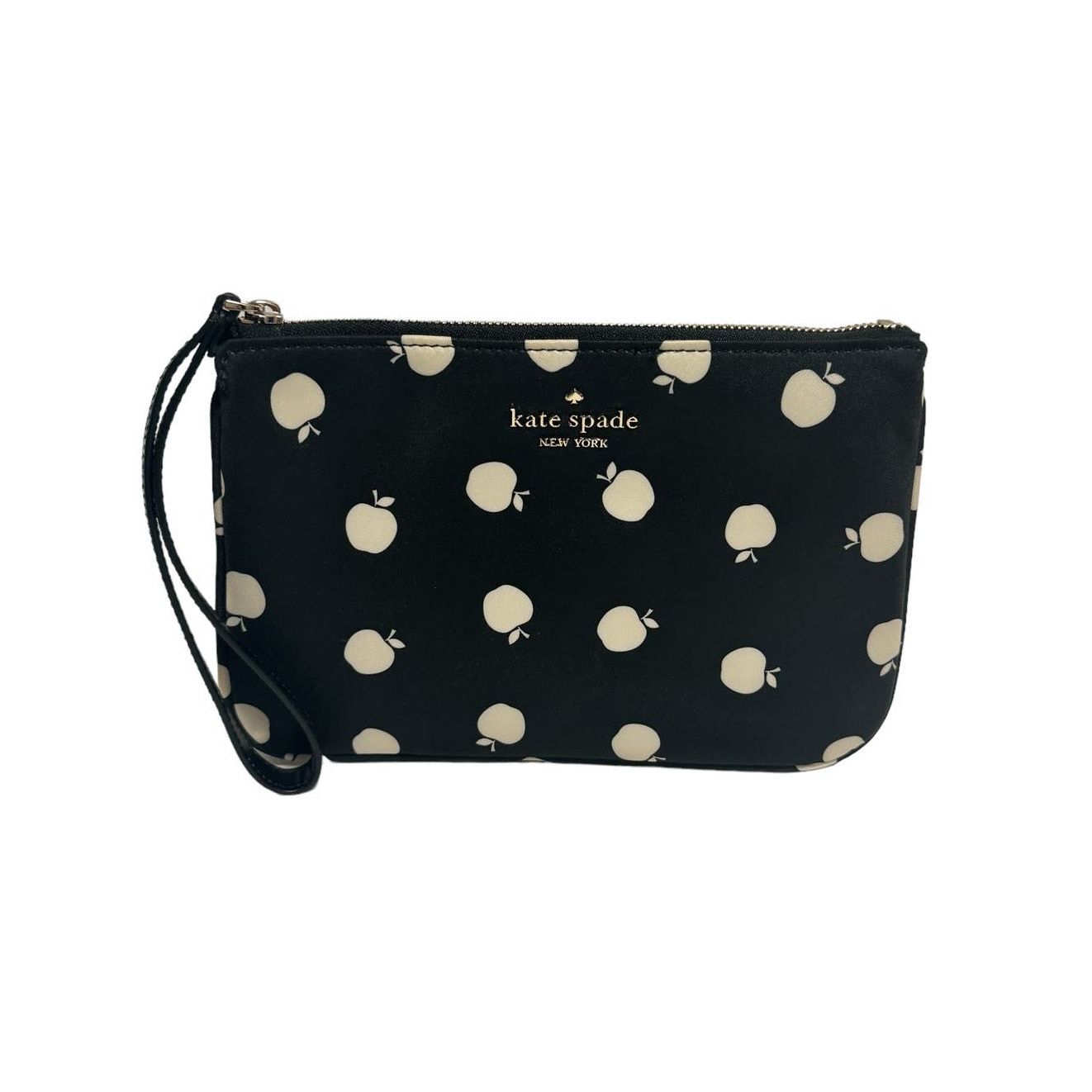 Kate Spade Kate Spade Apple Printed Nylon Medium Wristlet Zip Pouch Size ONE SIZE - 1 Thumbnail