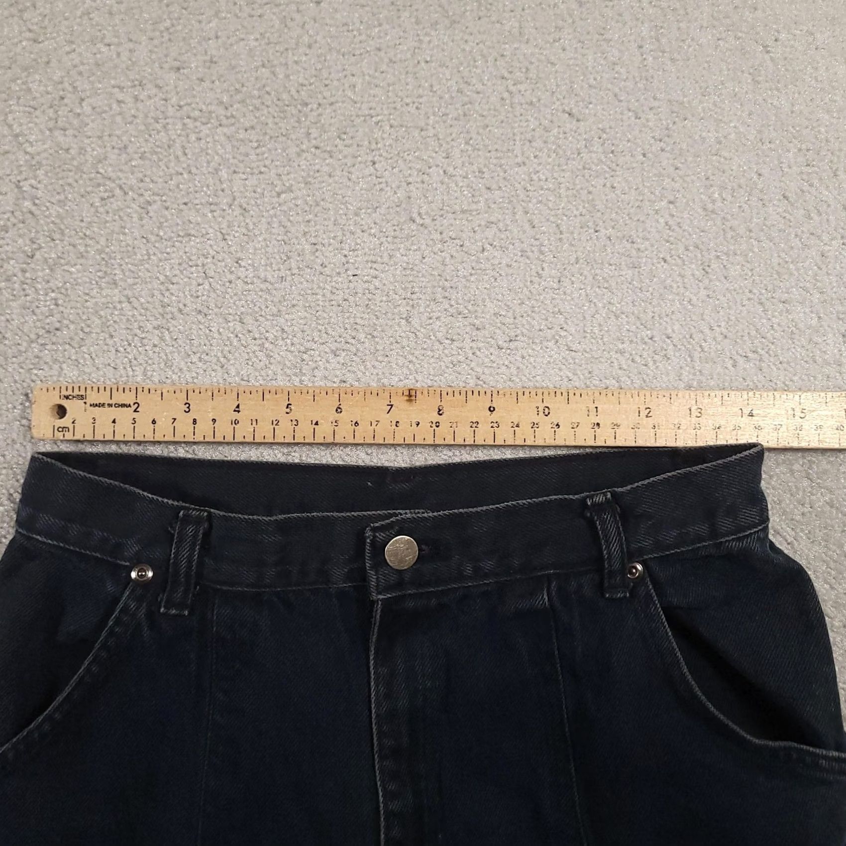Cotton Traders VINTAGE Congo Traders Jeans Womens 16 High Waist Tapered Mom Made USA 90s Denim Jeans Womens 16 Blue Size 38" / US 16 / IT 52 - 7 Thumbnail