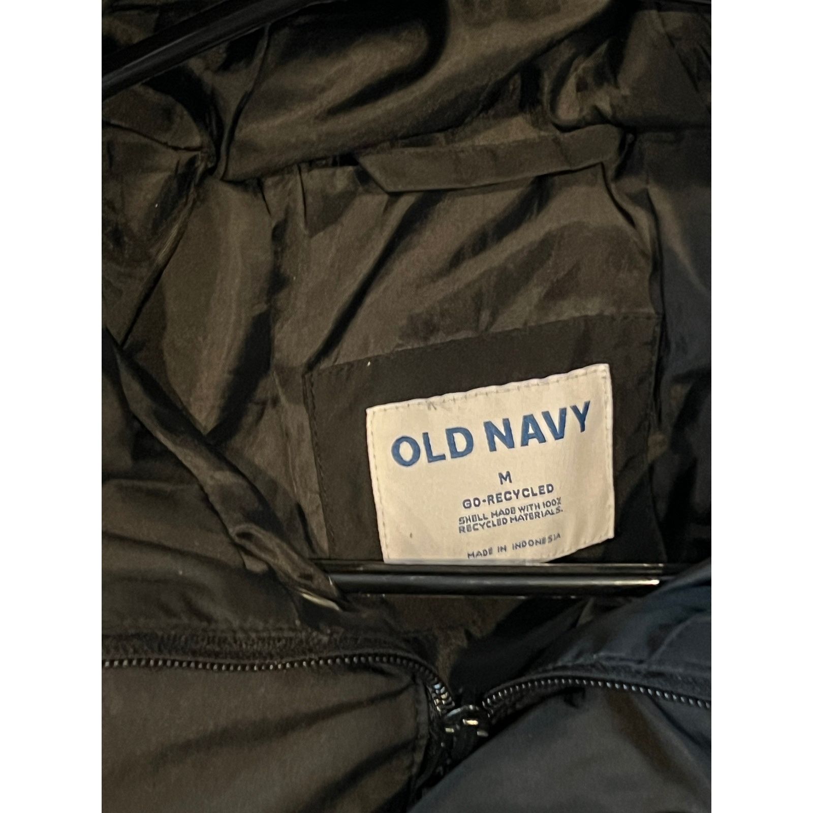Old Navy Old Navy Black Hooded Parka Puffy Jacket Mens M Size US L / EU 52-54 / 3 - 3 Thumbnail
