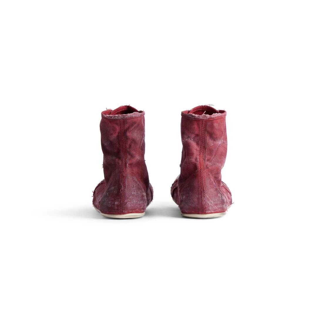 Balenciaga o1srvl11e0825 Paris Ultra Flat High Top Sneakers in Red Size US 11 / EU 44 - 5 Thumbnail