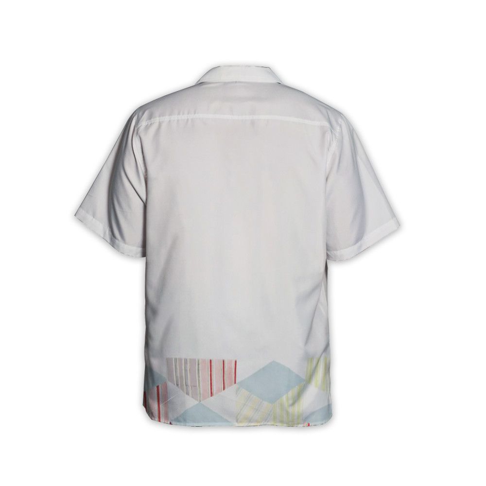 Designer Men's White Greetings Shirt Size US M / EU 48-50 / 2 - 2 Thumbnail