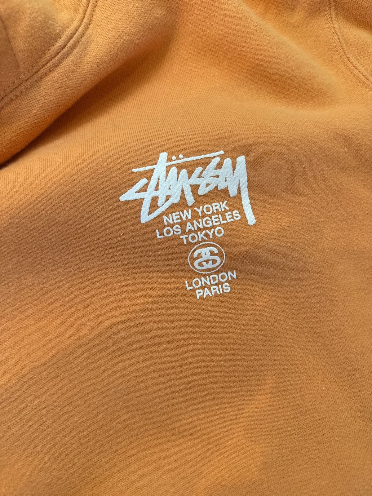 Stussy Stussy Orange Hoodie Size US M / EU 48-50 / 2 - 4 Thumbnail