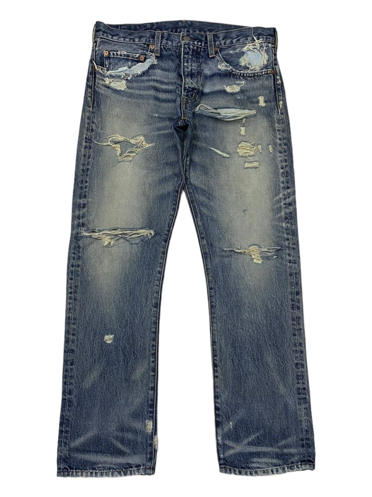 Japanese Brand 🔥RNA JAPANESE DENIM UNDERCOVER STYLE DESIGN JEANS Size US 33 - 1 Thumbnail