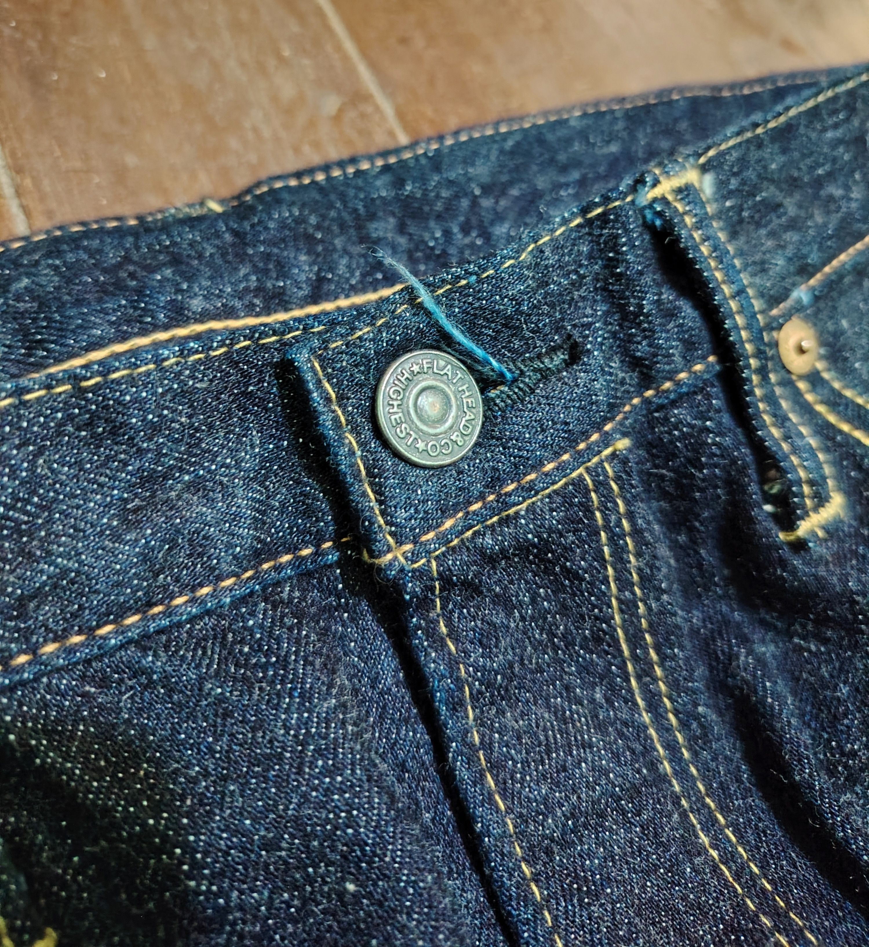 The Flat Head THE FLAT HEAD - 3007Z - Flared Denim Jeans Size US 32 / EU 48 - 6 Thumbnail
