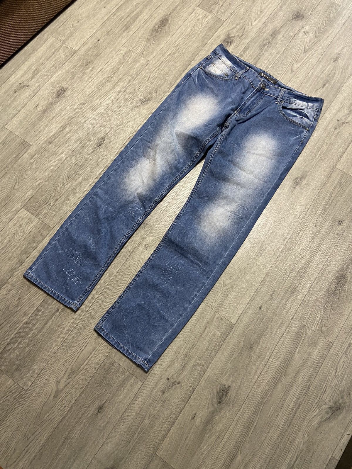 Ed Hardy Japanese Kosmo Lupo Ed Hardy style Vintage Y2K Denim Jeans Size US 32 / EU 48 - 7 Thumbnail