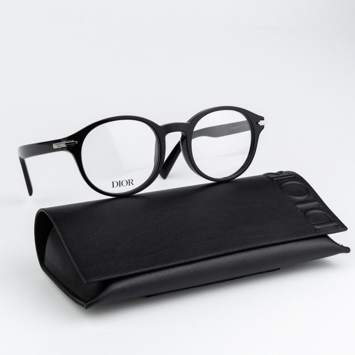 Dior NEW Dior DIORBLACKSUITO RI 1000 Unisex Round Eyeglasses Size ONE SIZE - 2 Thumbnail