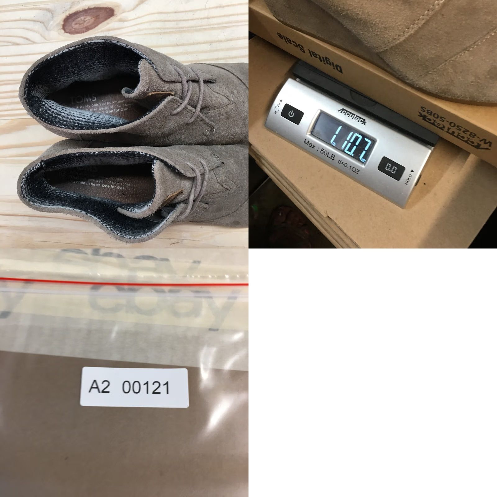 Toms TOMS Boots Womens 10 Desert Wedge Ankle Bootie Brown Suede Lace Up Round Toe Size US 10 / IT 40 - 10 Thumbnail