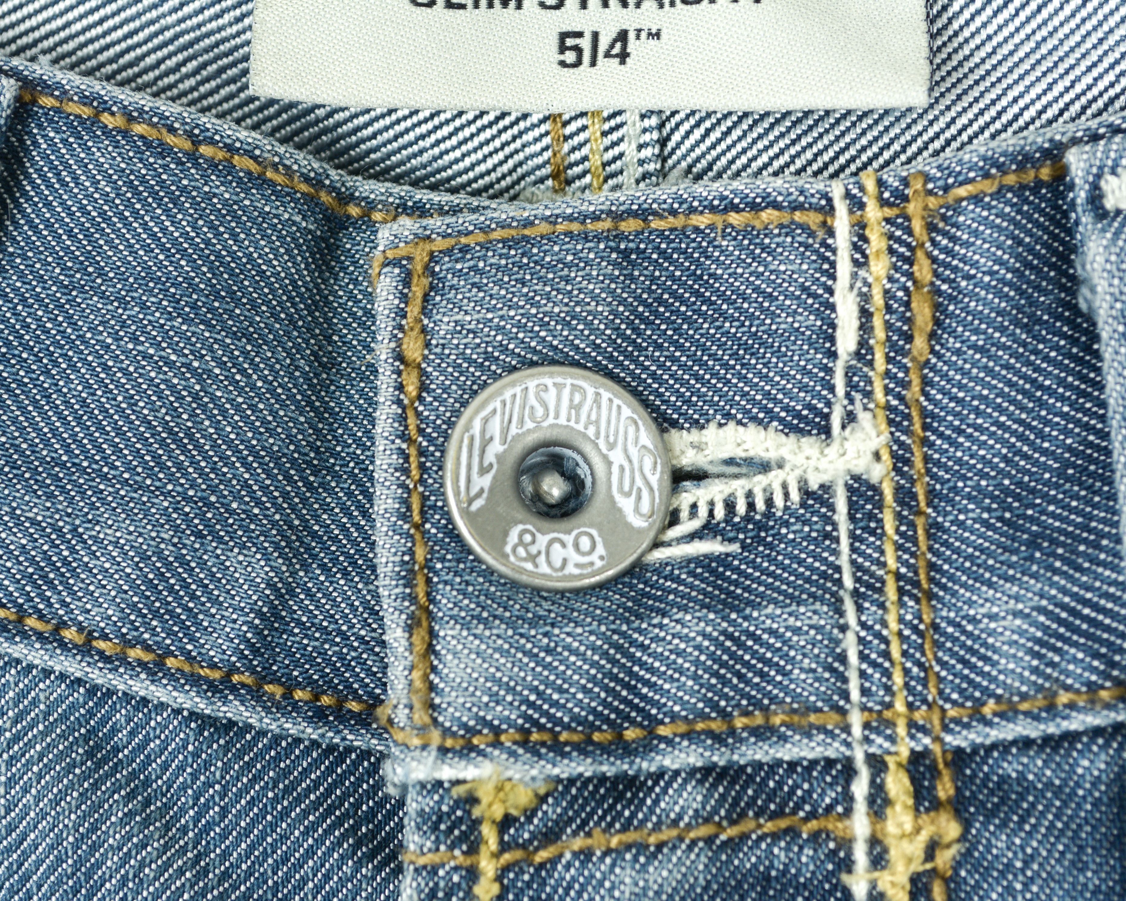 Levi's 514 W32 L30 Slim Fit Jeans Denim Pants Straight Leg Trousers Size US 32 / EU 48 - 3 Thumbnail