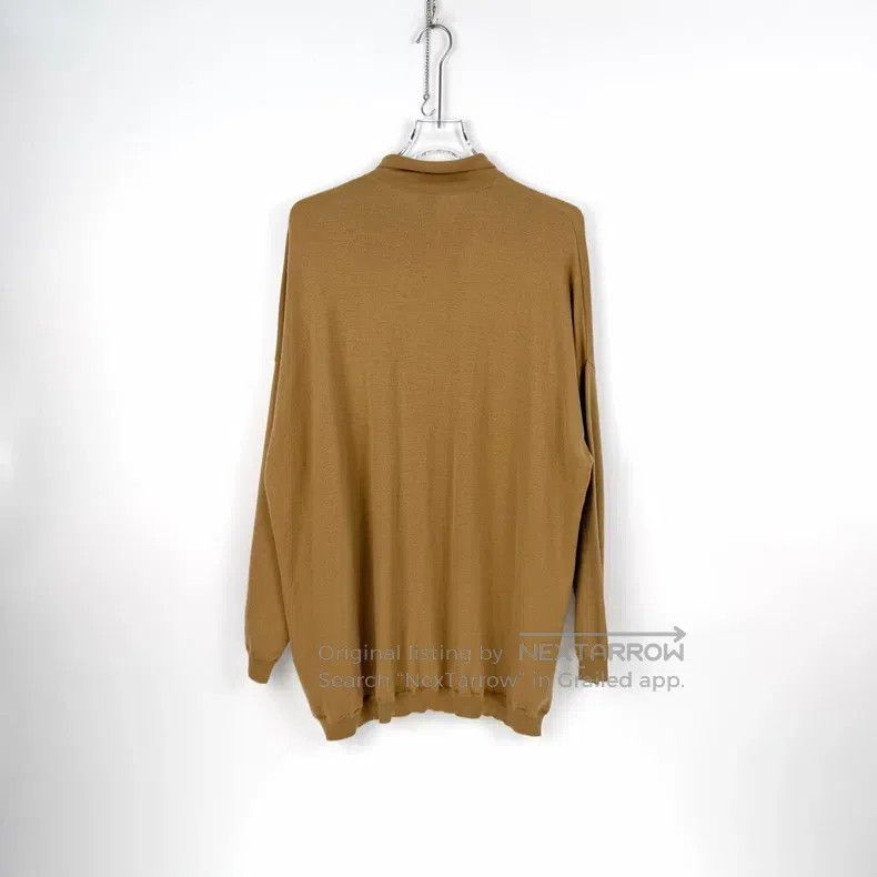 Loewe Loewe Camel color embroidered logo wool sweater Size US XS / EU 42 / 0 - 4 Thumbnail