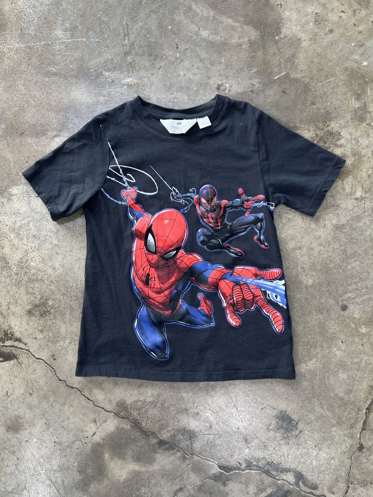 Marvel Comics 8 Youth Kids Tee Spiderman Mario Sonic Bundle Size US XXS / EU 40 - 13 Thumbnail