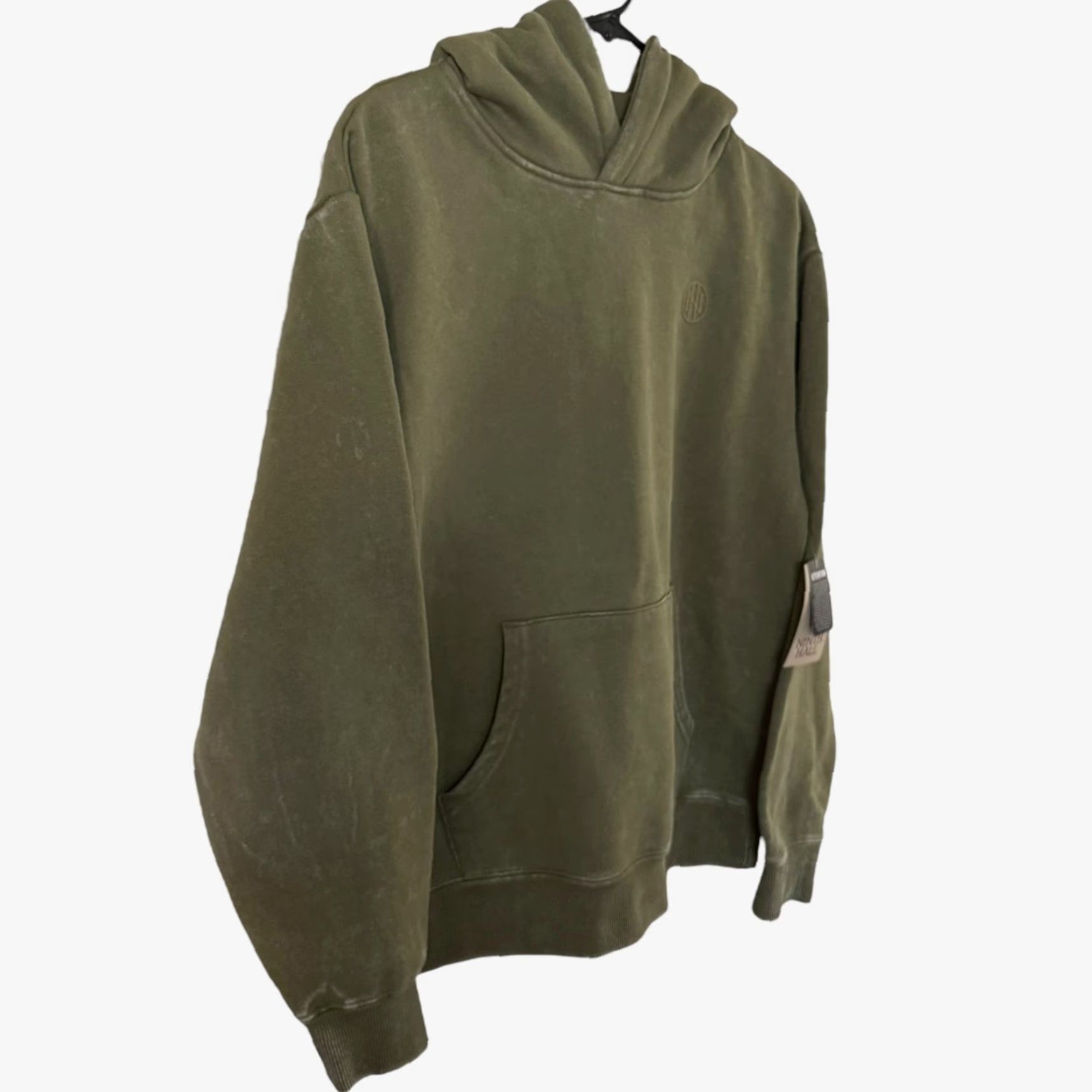 Olive Ninth Hall Hoodie Shirt City Grunge Olive Green Men S Small Pullover Pockets Relaxed New Size US S / EU 44-46 / 1 - 3 Thumbnail