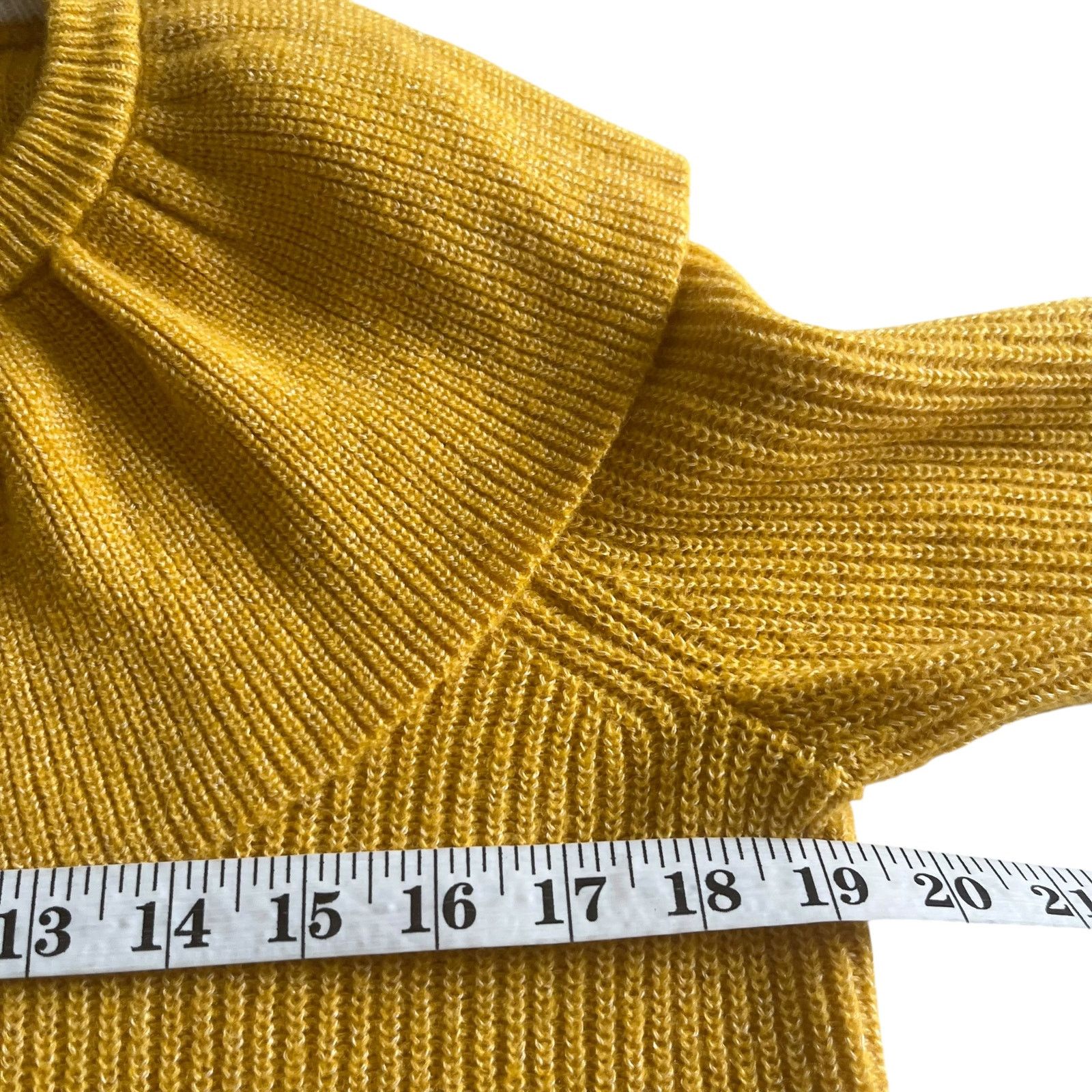 Boden Boden Frill Collar Mustard Yellow Button Front Sweater Size S / US 4 / IT 40 - 7 Thumbnail