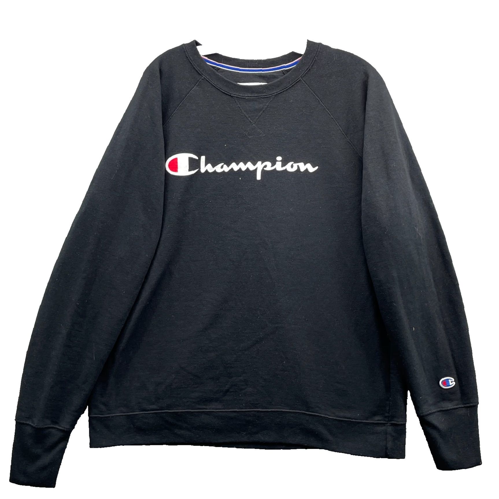 Champion VINTAGE Champion Sweatshirt Men XL Black Logo Sportswear 90s Athletic Casual Comfort Gym Size US XL / EU 56 / 4 - 2 Thumbnail