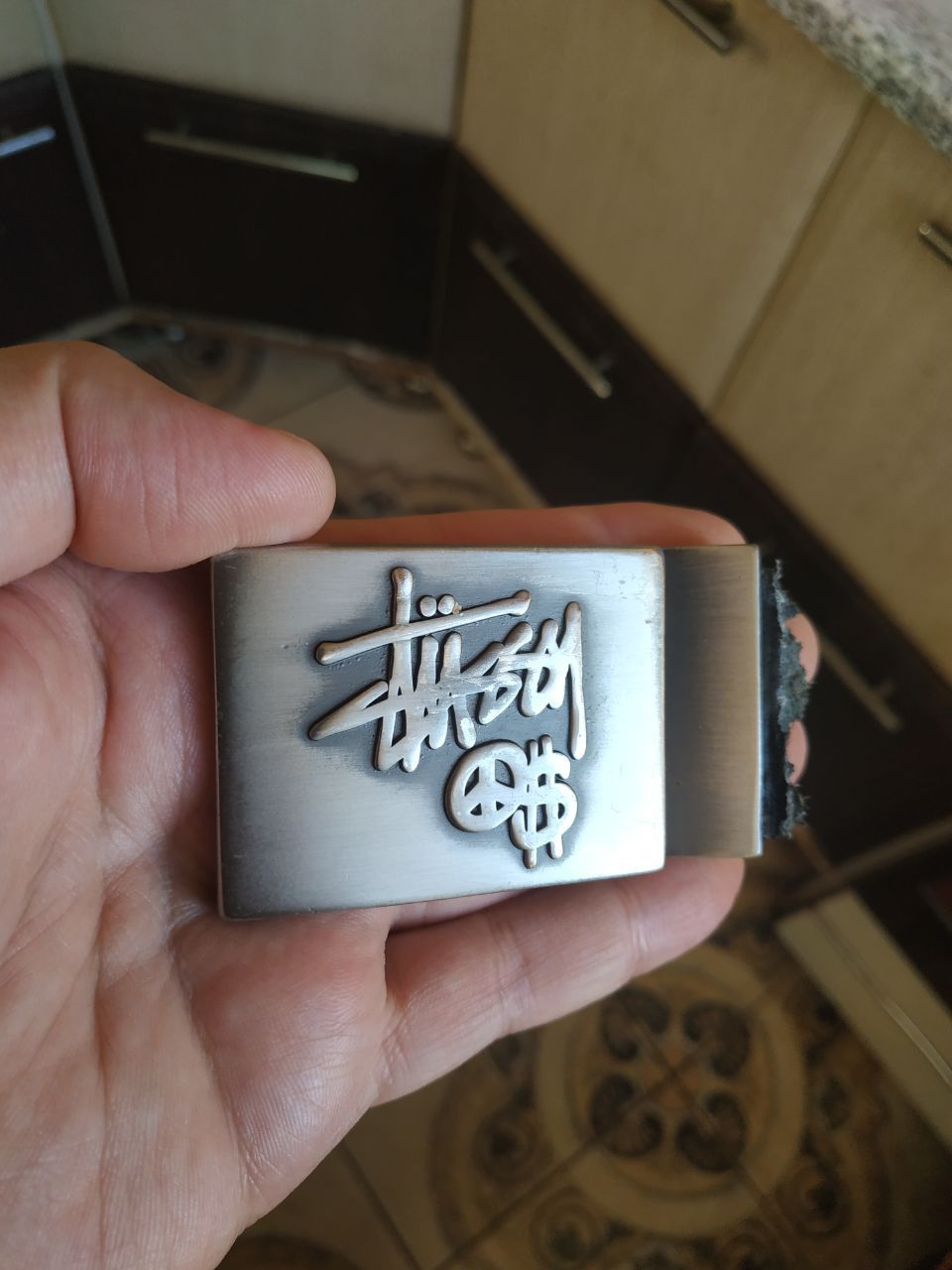 Stussy Vintage Stussy Peace Love Dollar Belt Buckle ONLY Archive Size ONE SIZE - 10 Thumbnail