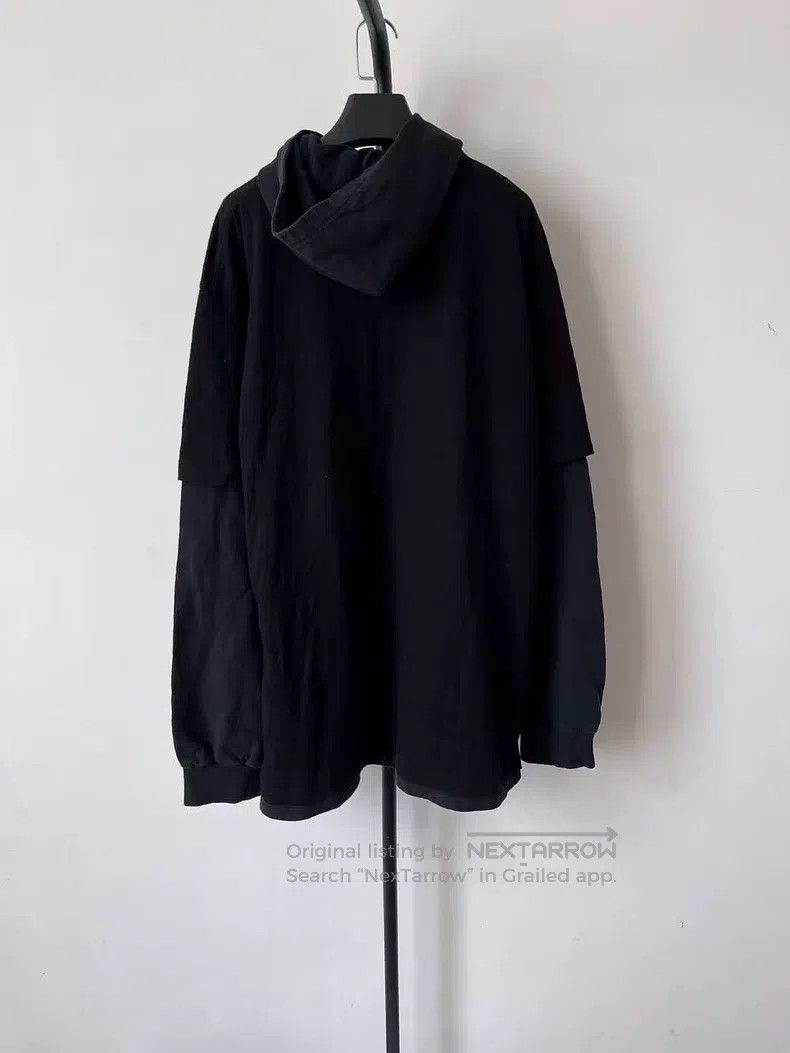 Balenciaga Balenciaga Art Painting Printed Double Layer Hooded T-Shir Size US M / EU 48-50 / 2 - 2 Thumbnail