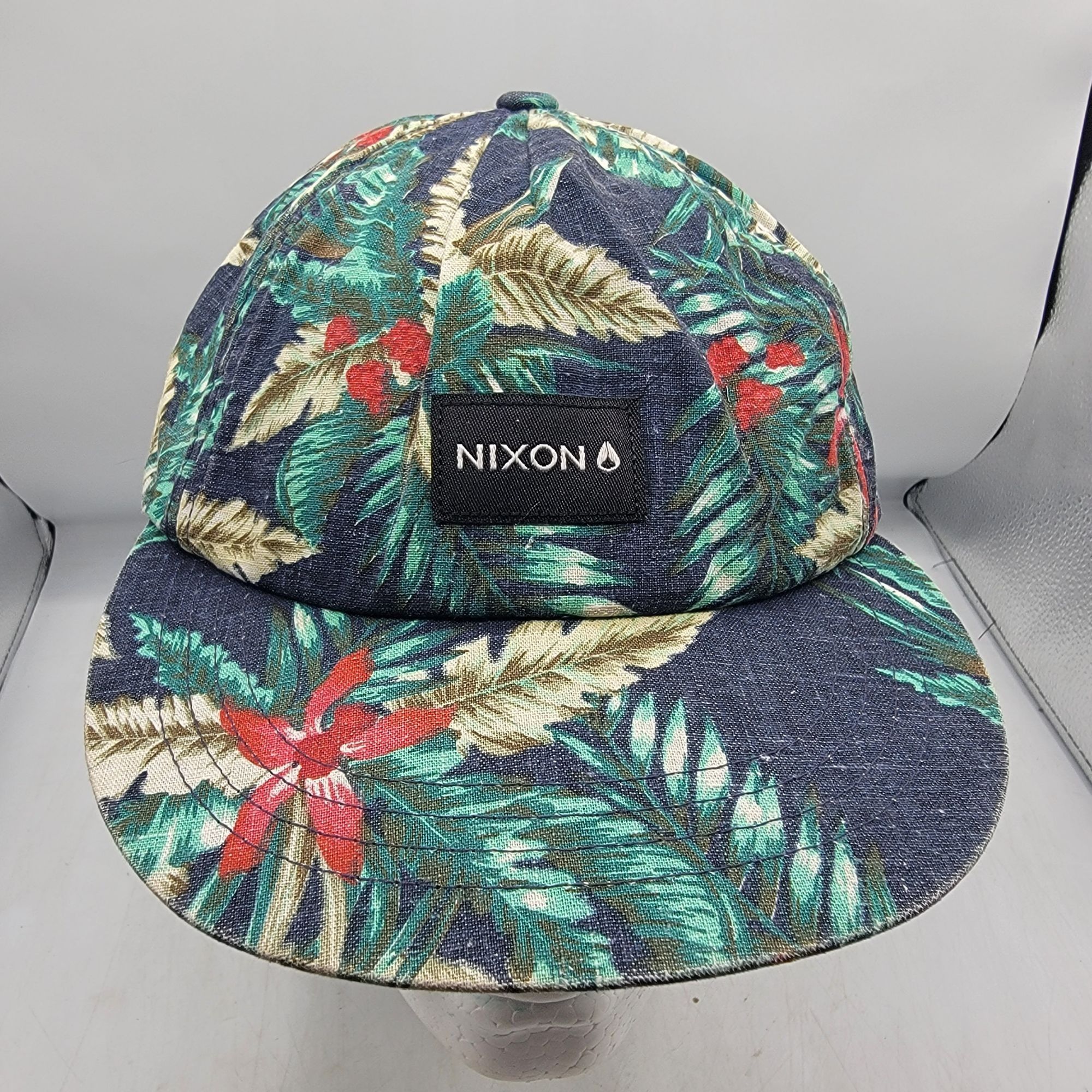Nixon Adults Tropical Floral Sample Hat Cap Comfort Adjustab